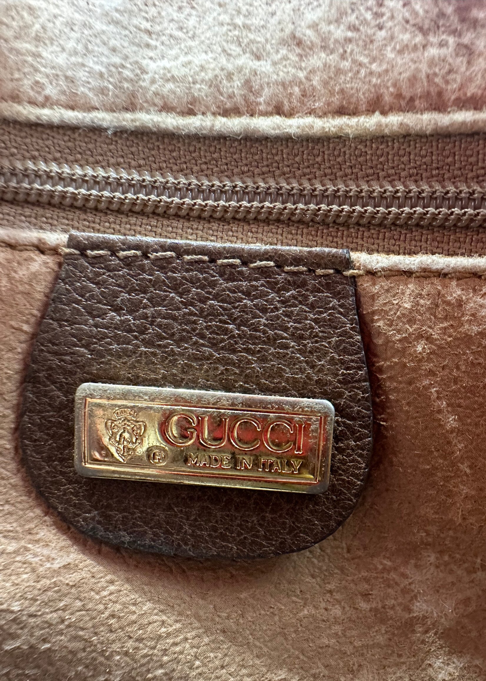 70s Gucci Boston Monogram Bag