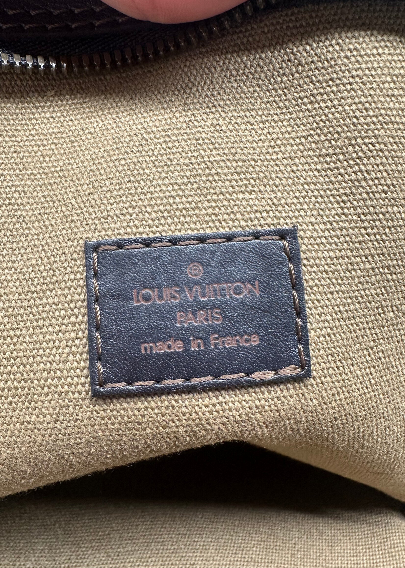 Louis Vuitton Brown Leather Satchel