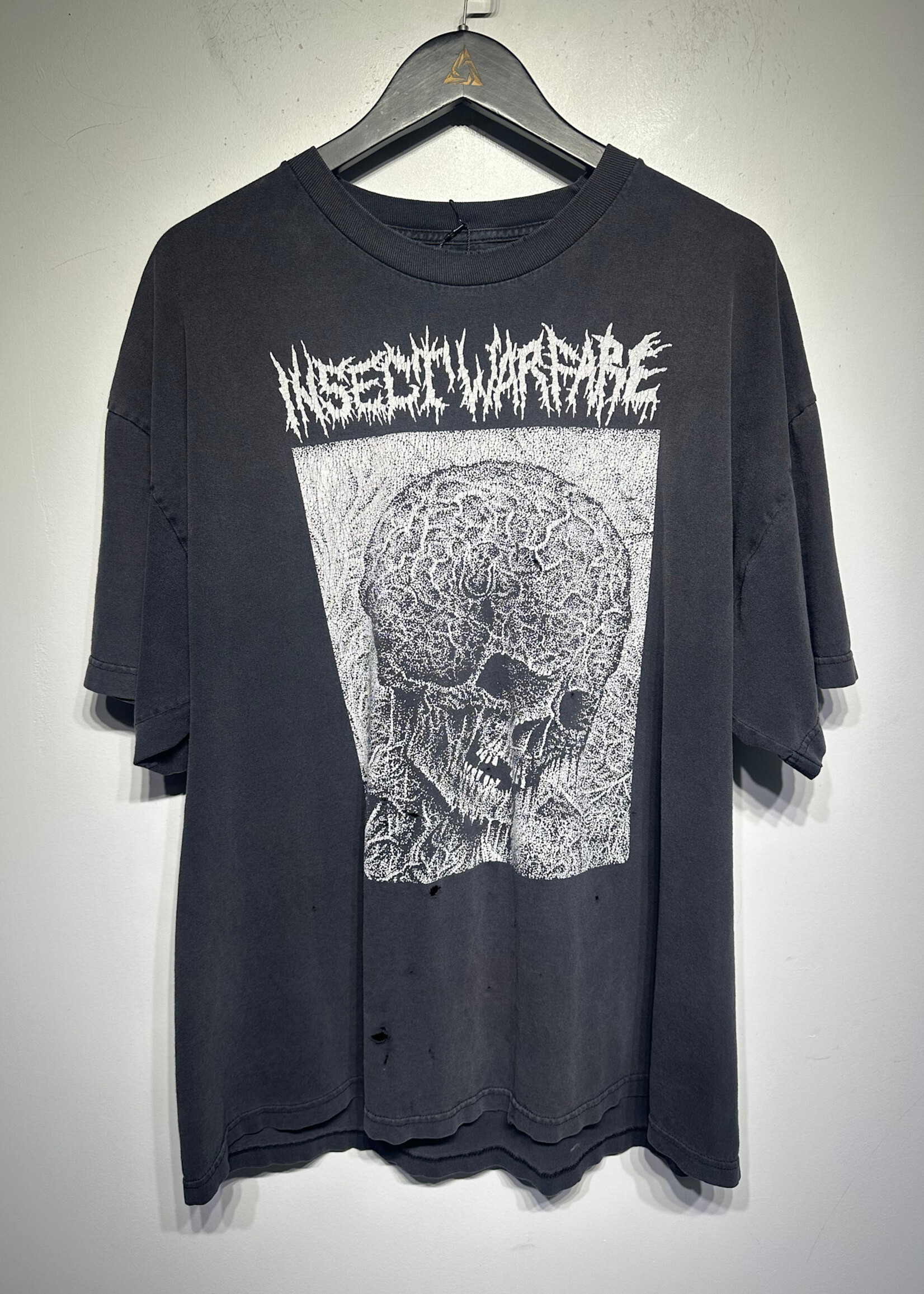 Insect Warfare Zombie Skeleton Black Tee XL