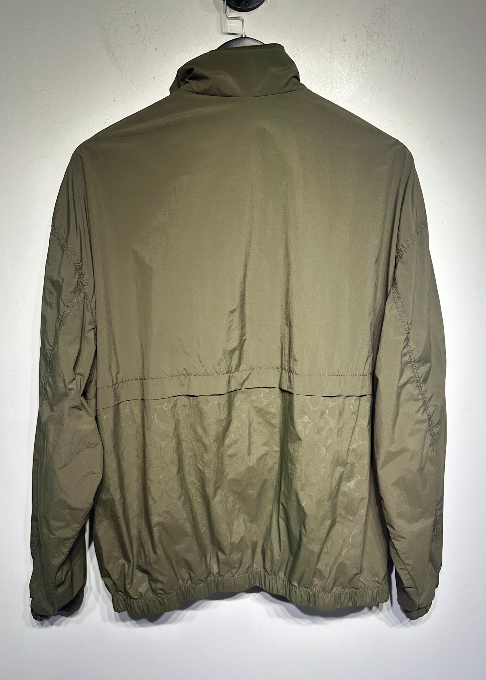 Coach Green Mono Collar Windbreaker L