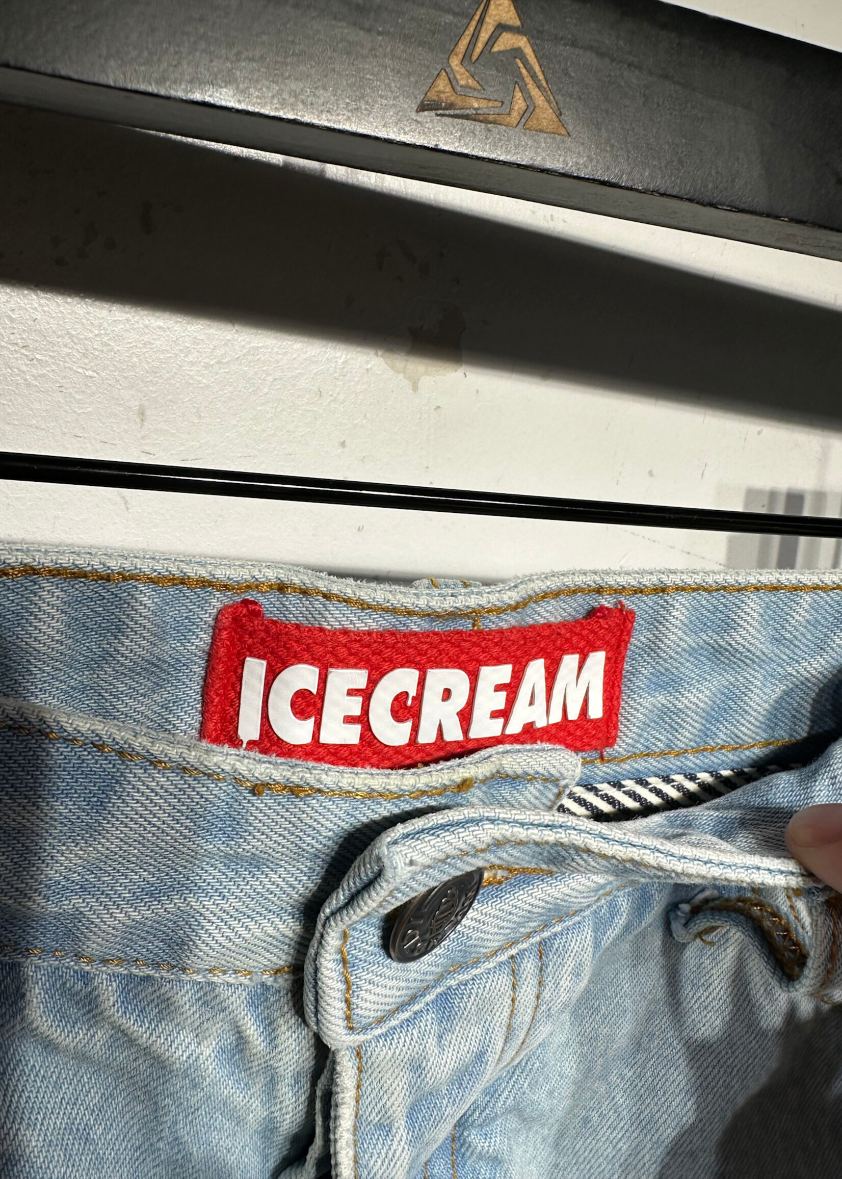 Icecream Lightwash Jorts 34