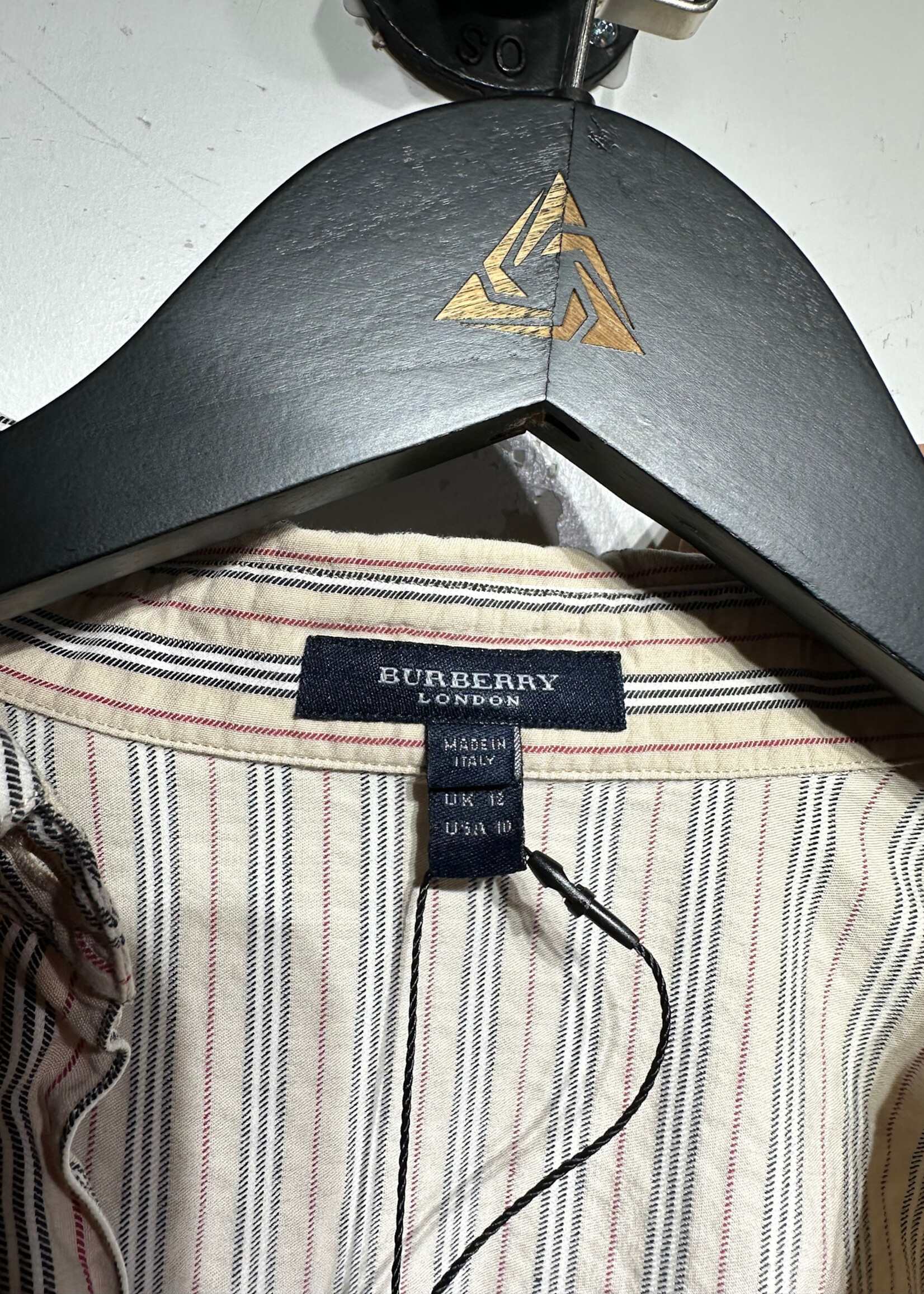 Burberry Vertical Striped BU Fem M