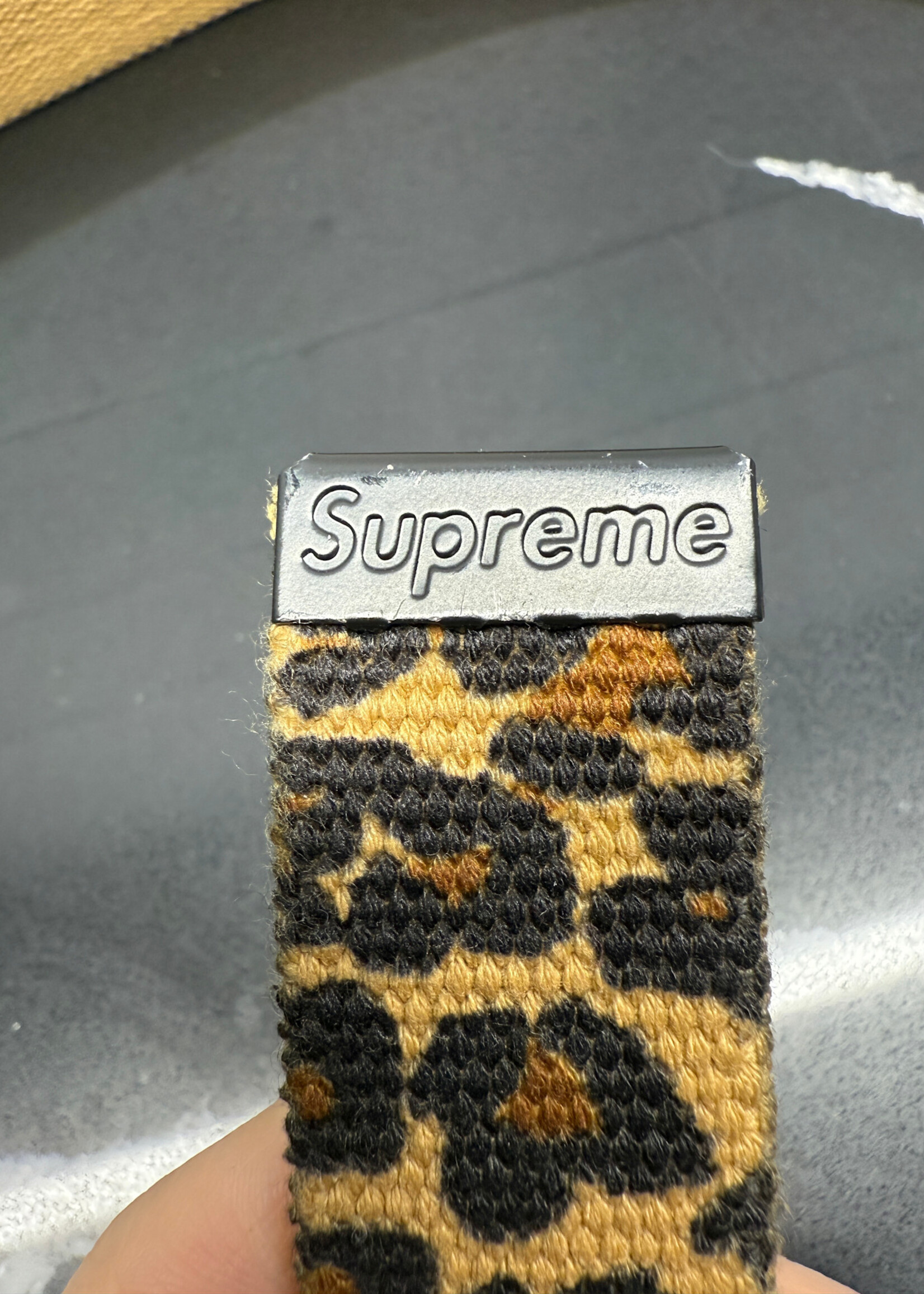 Supreme Toy Machine Cheetah Print Belt