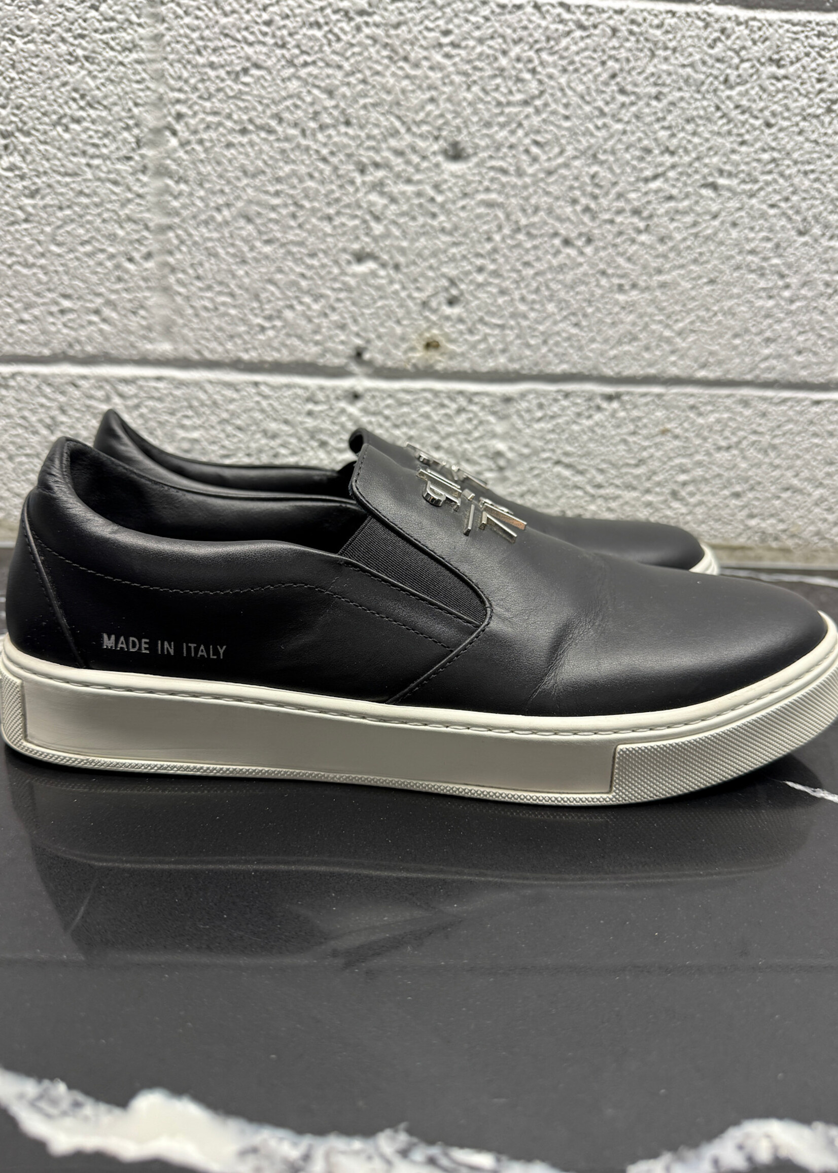 Phillip Plein Black Slip On 40/7.5