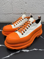 Alexander McQueen Orange Platform Sneaker 44/11