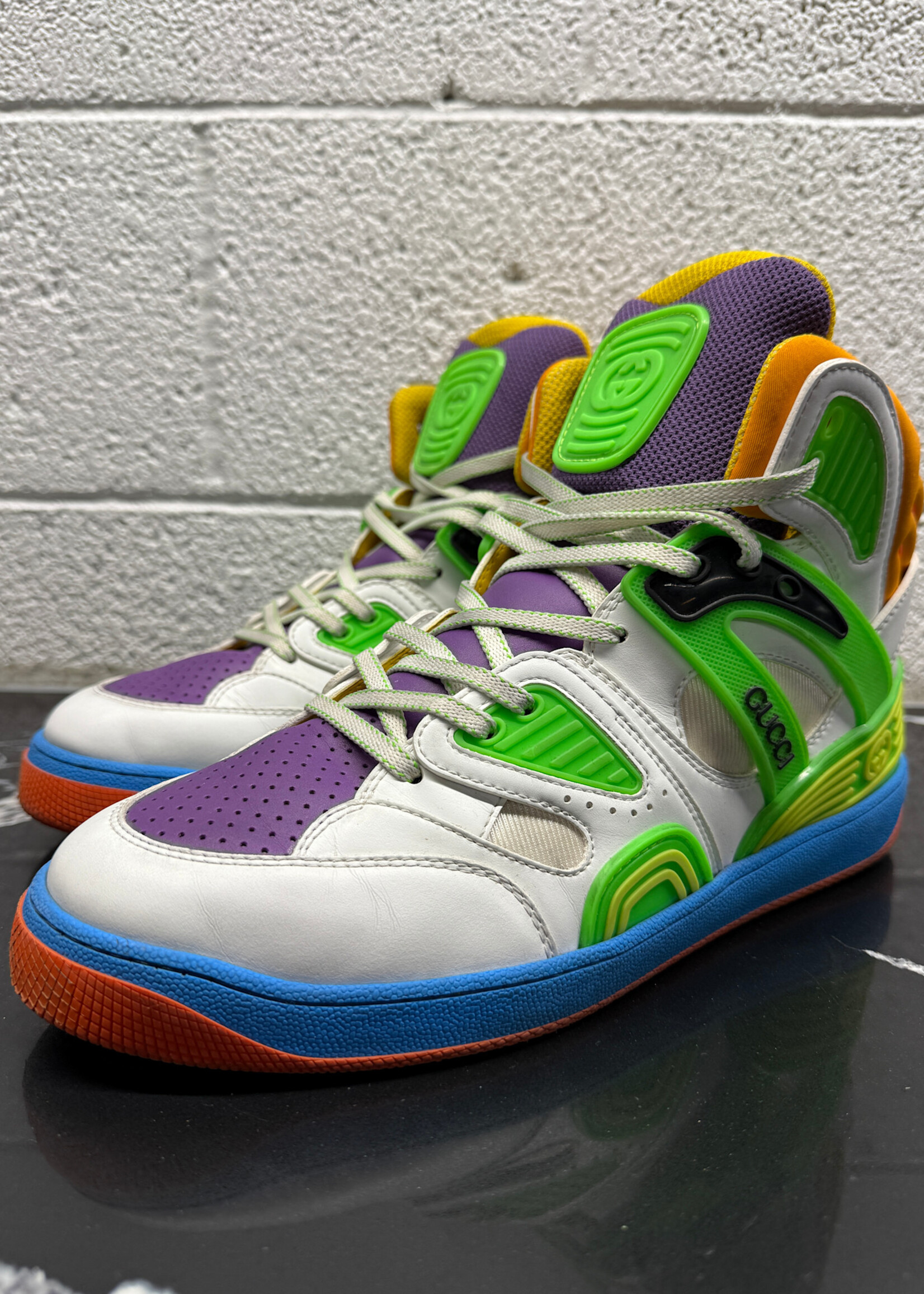 Gucci Rainbow Basket Sneakers Masc 9