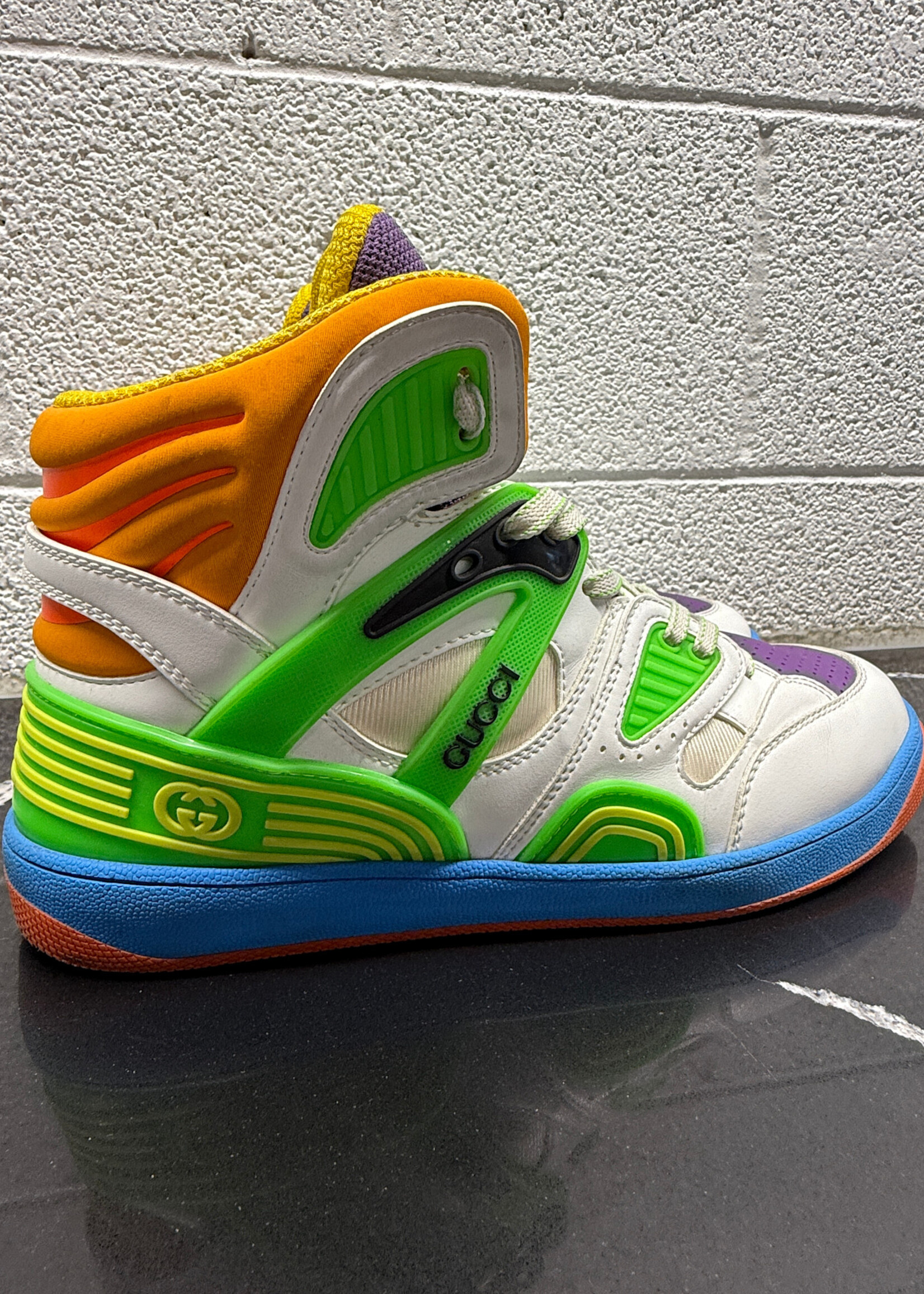 Gucci Rainbow Basket Sneakers Masc 9