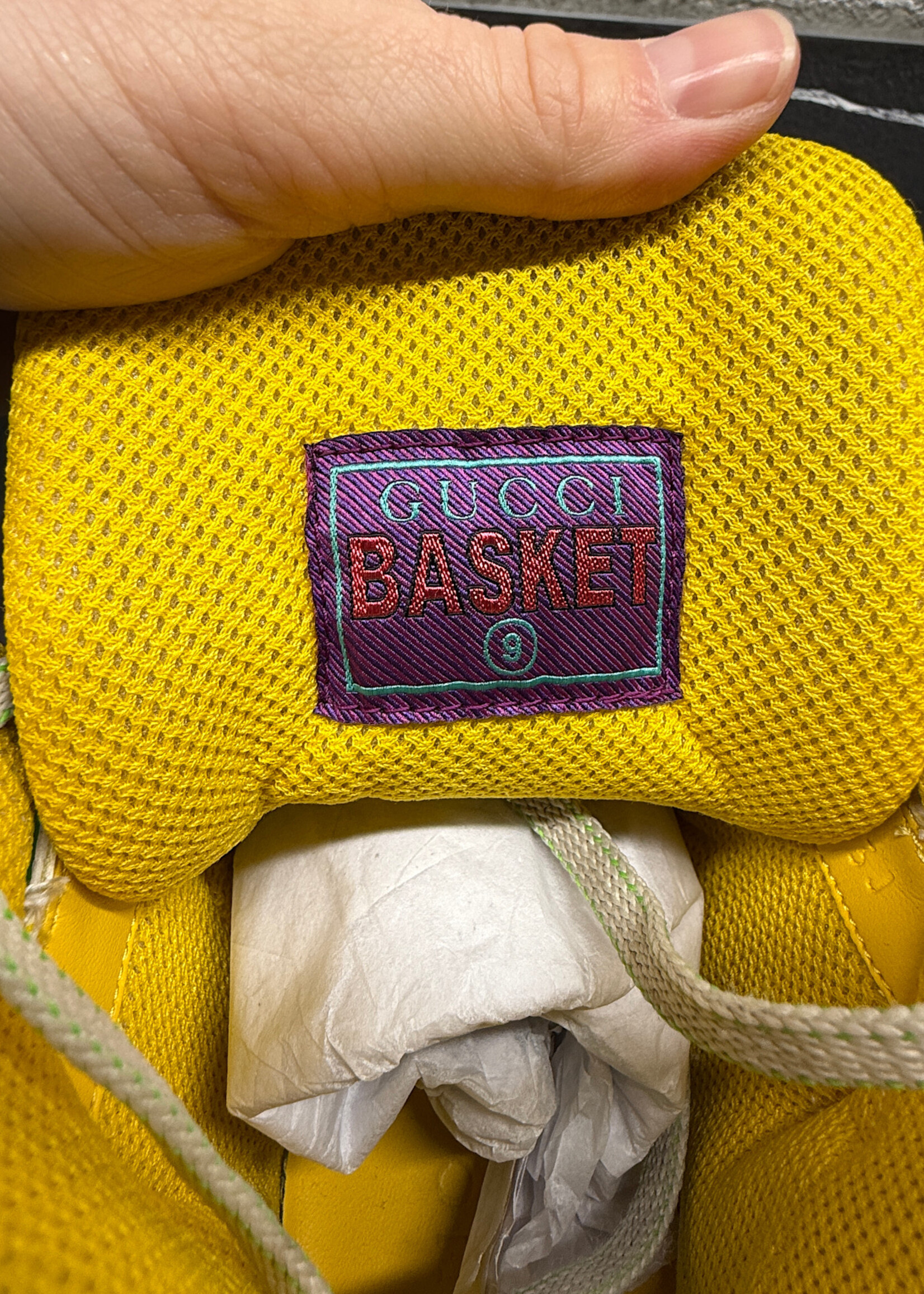 Gucci Rainbow Basket Sneakers Masc 9