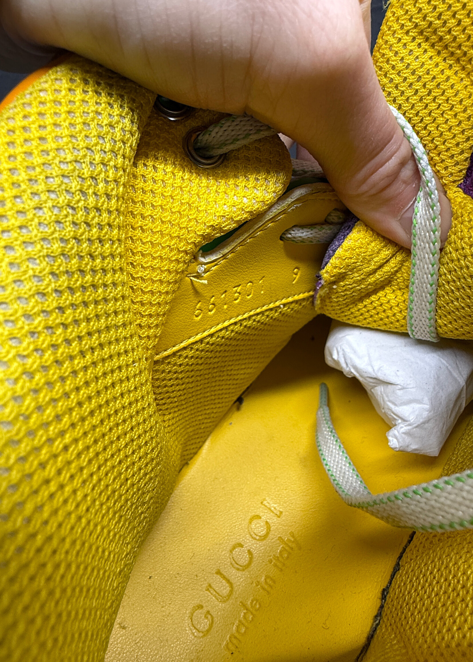 Gucci Rainbow Basket Sneakers Masc 9