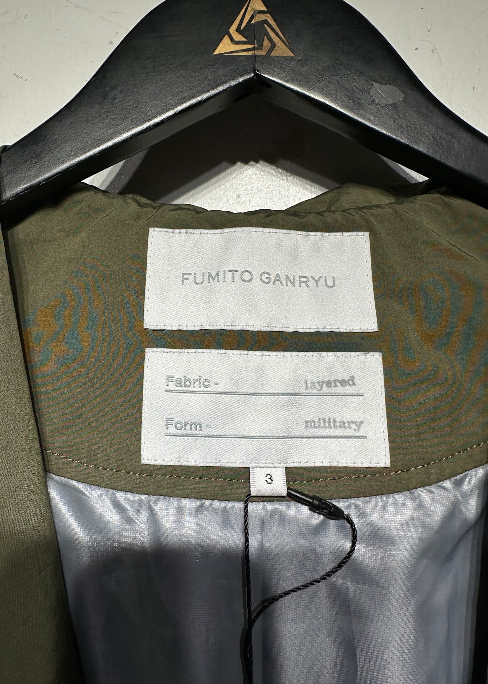 Fumito Ganry Green Nylon Jacket L