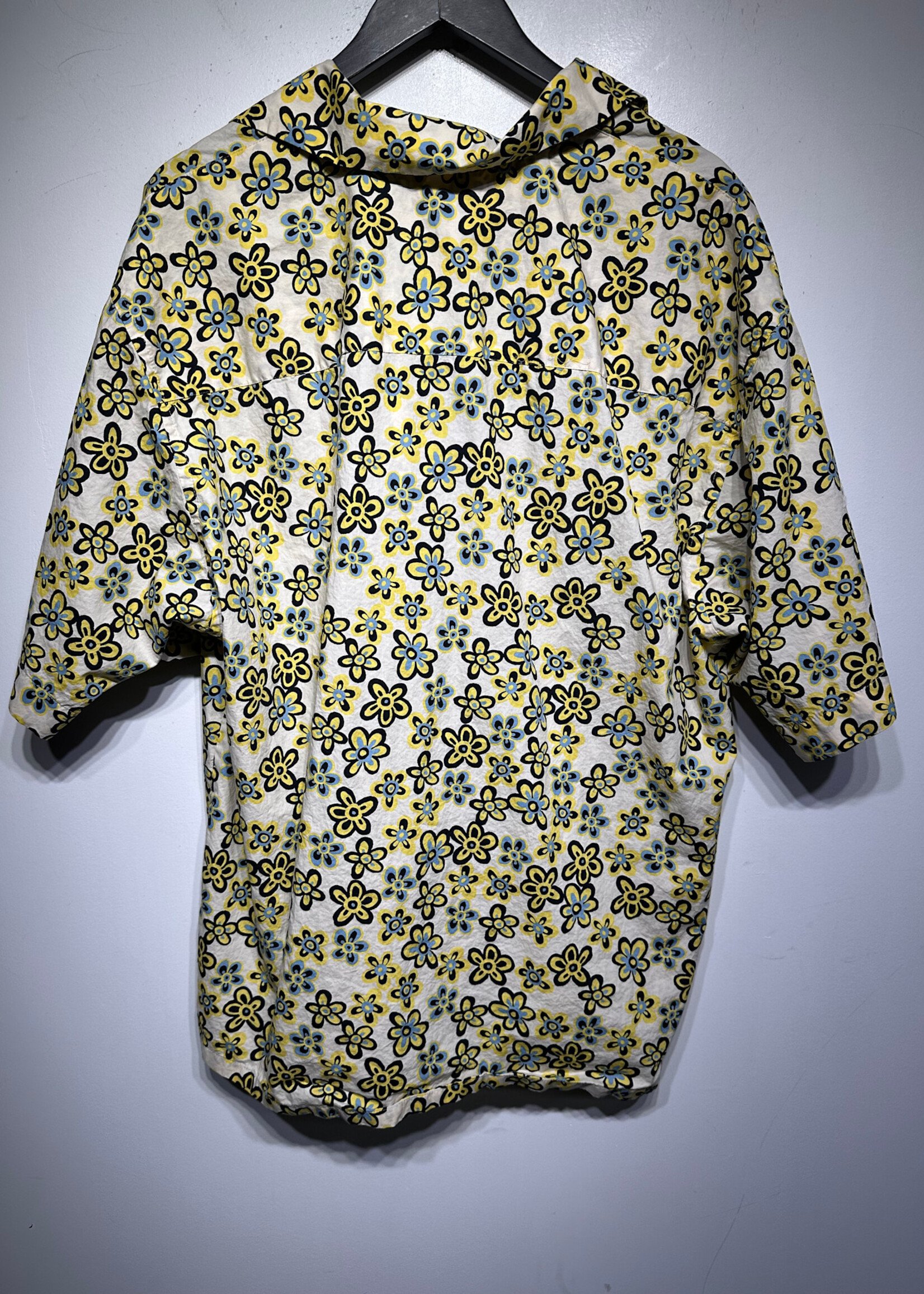 Marni x Uniqlo Yellow Floral Camp Shirt L