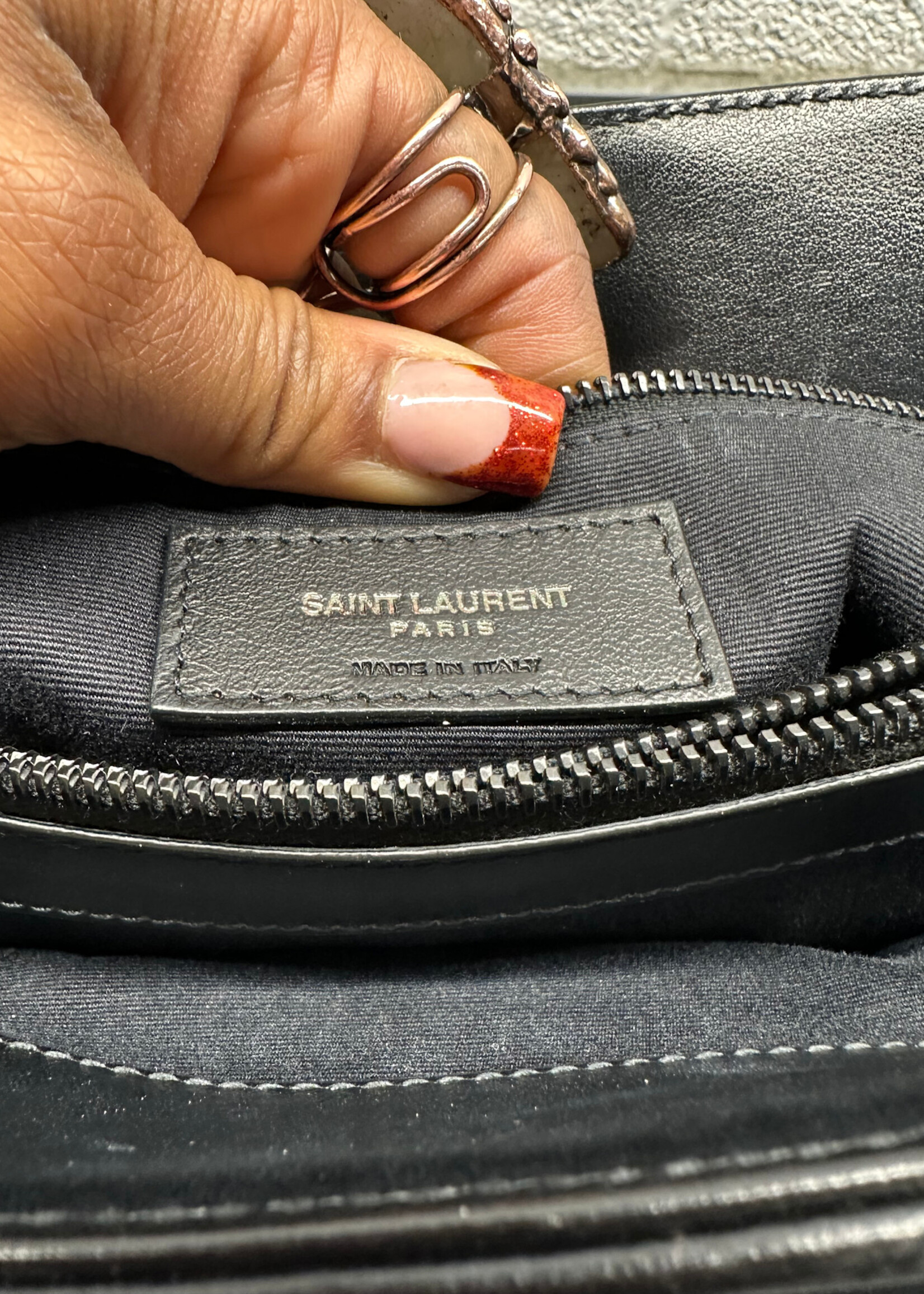 YSL Loulou Metelasse Quilted Leather Handbag