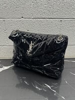 YSL Loulou Quilted Black Medium Shoulder Bag