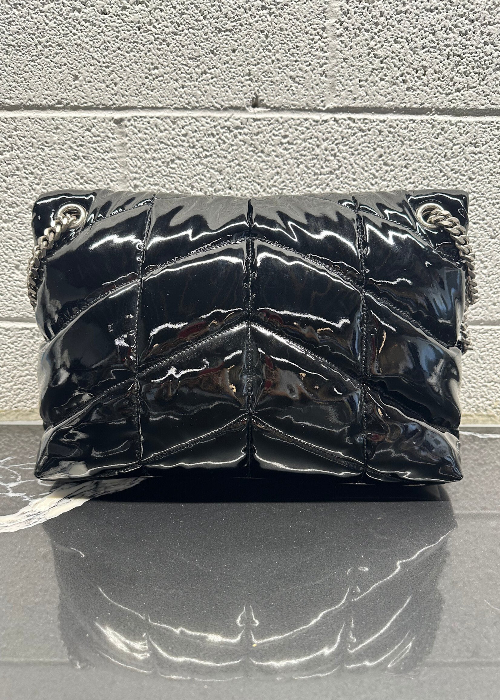 YSL Loulou Quilted Black Medium Shoulder Bag