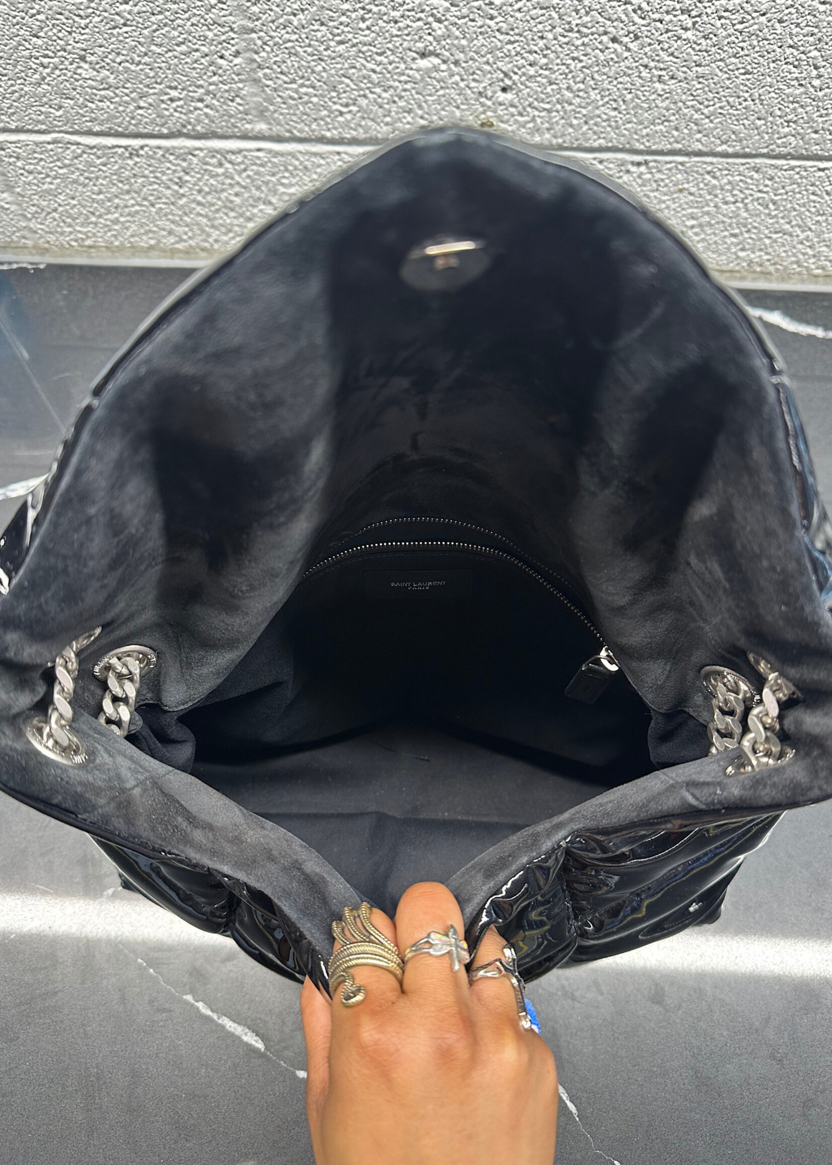 YSL Loulou Quilted Black Medium Shoulder Bag