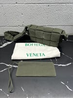 Bottega Veneta Green Canvas Casette AS IS