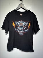 Harley Cropped 'Shawassee Black Tee L