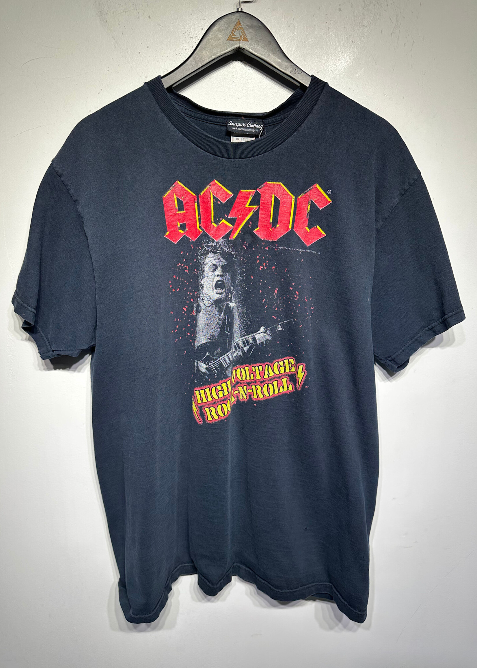 ACDC 03 Black High Voltage Tee XL