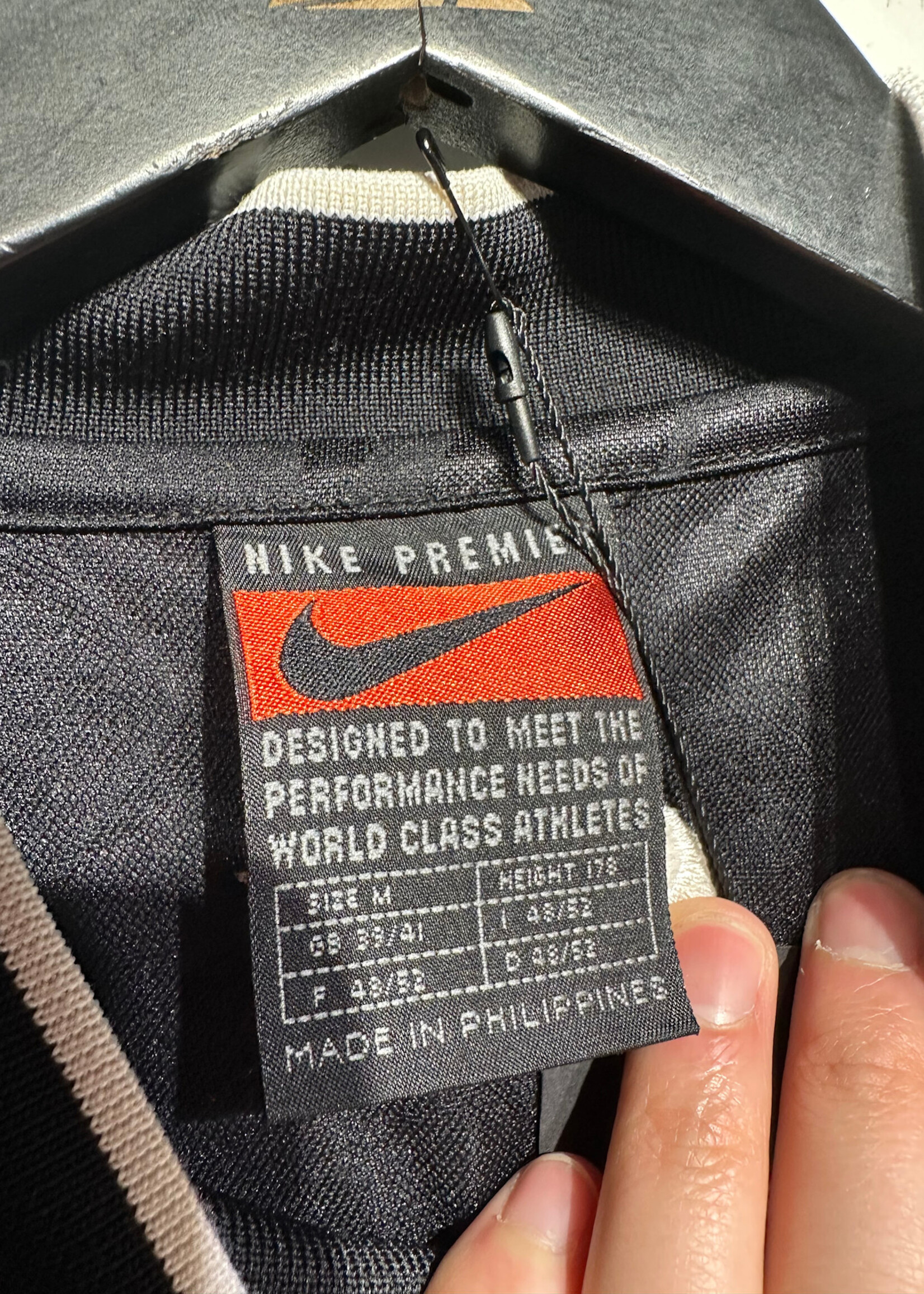 Nike Premier Black White Logo Jersey Masc M