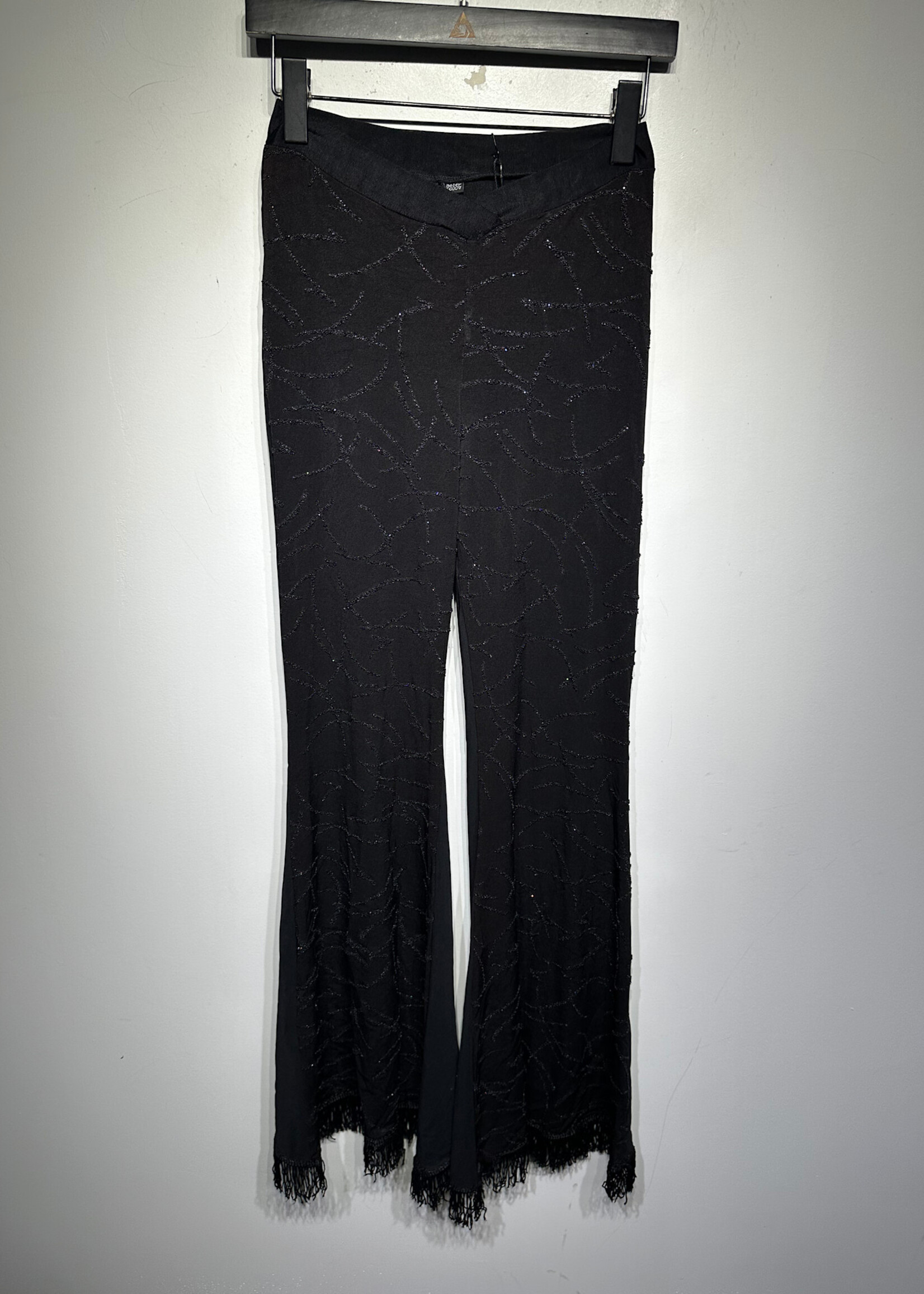 Psst Black Flared Pants S/Fem 28