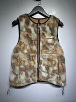 The North Face Sherpa Green Brown Vest Fem L