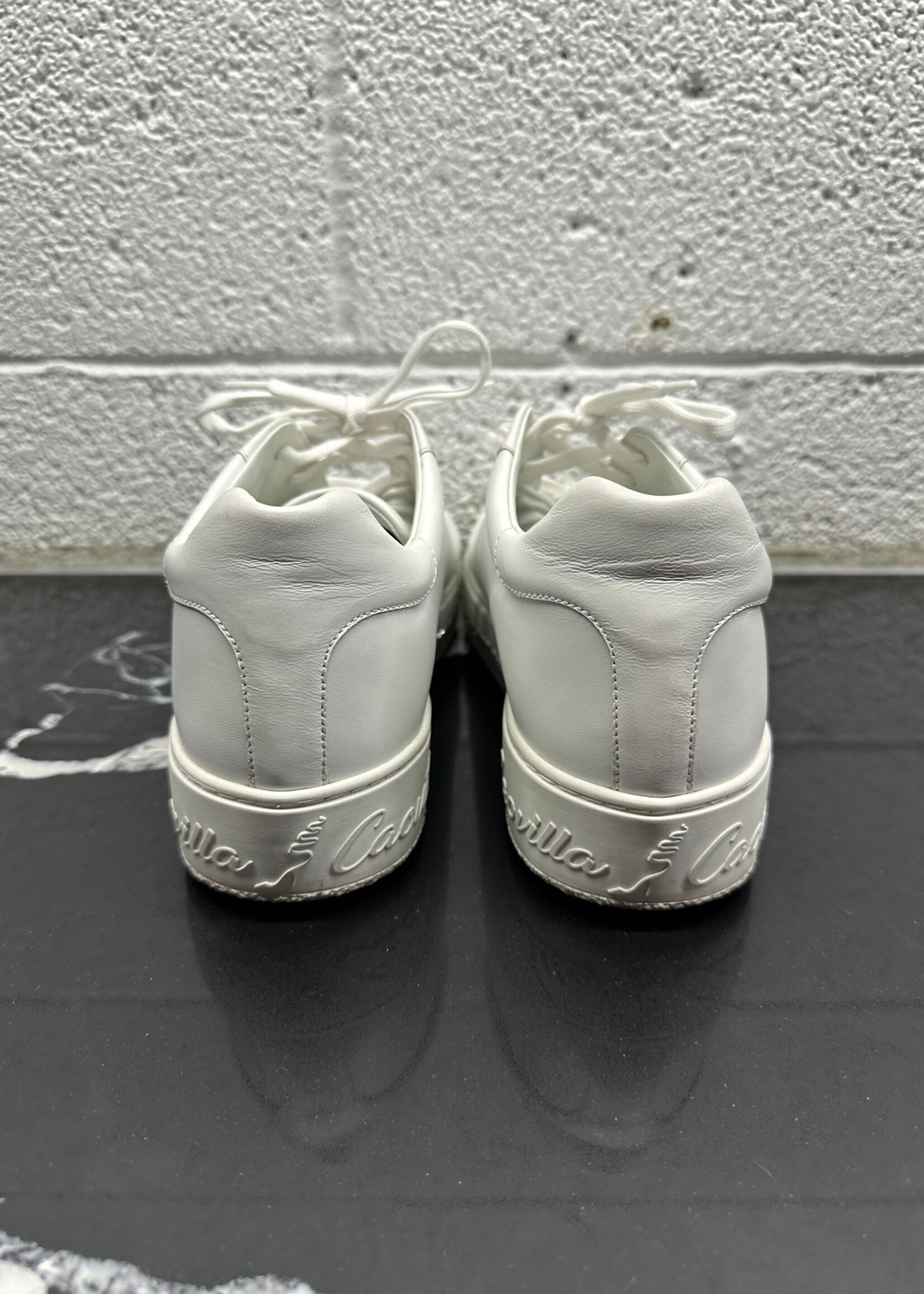 Rene Caovilla White Rhinestone Sneakers 41/Fem 10