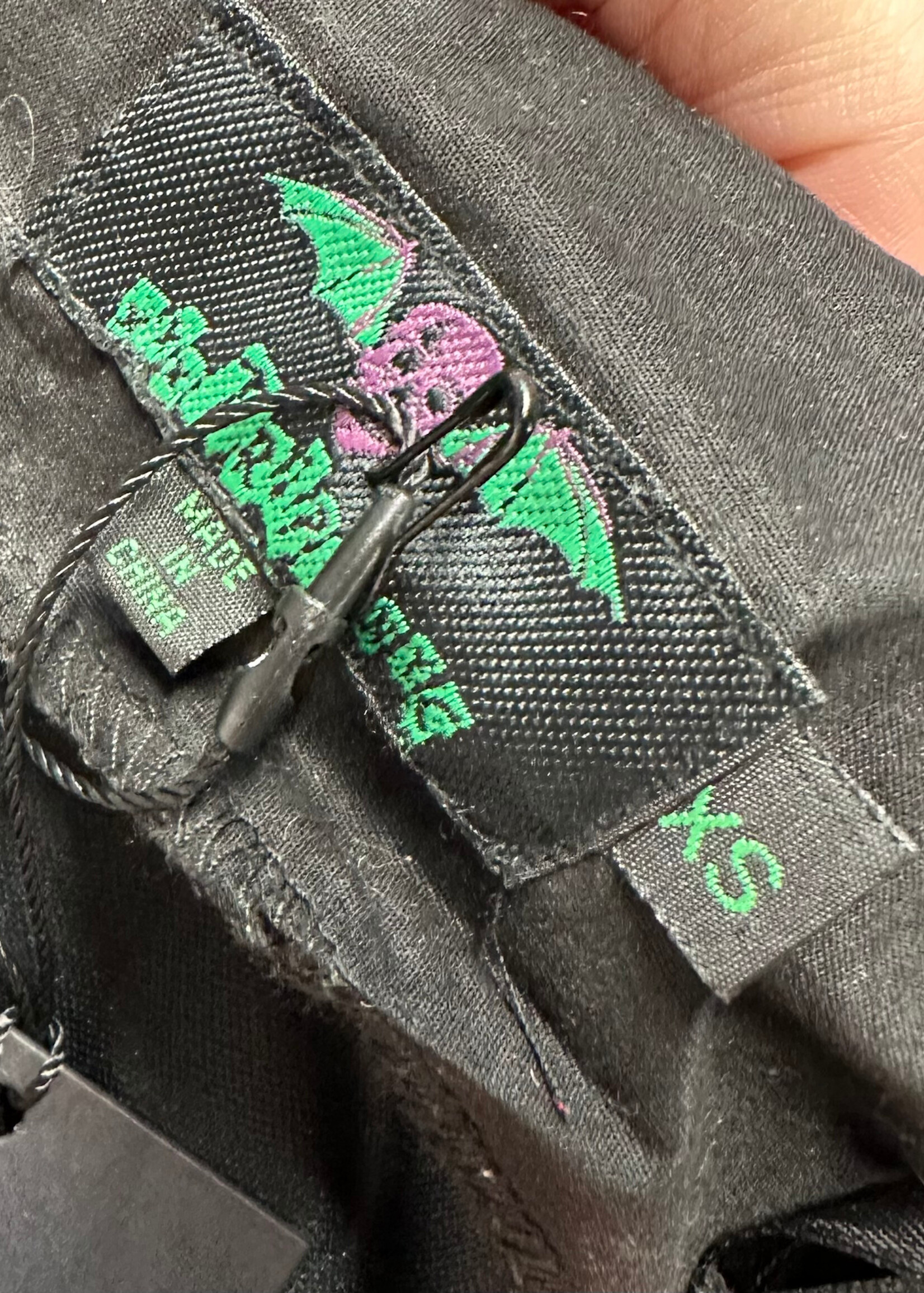 Tripp NYC Black Faux Leather Pleated Mini Skirt 24