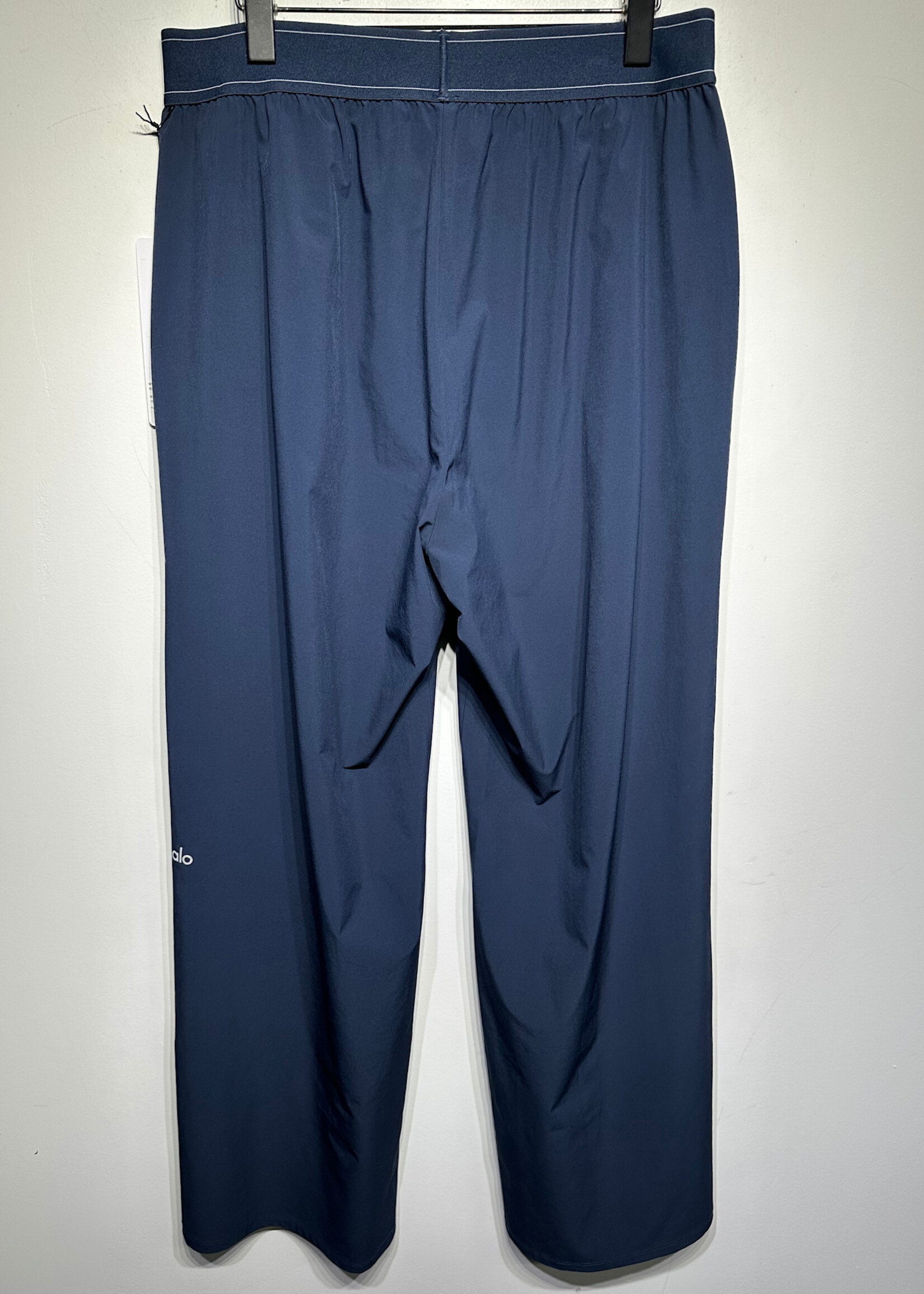 NWT Alo Blue 'Suit Up Trouser' Fem L