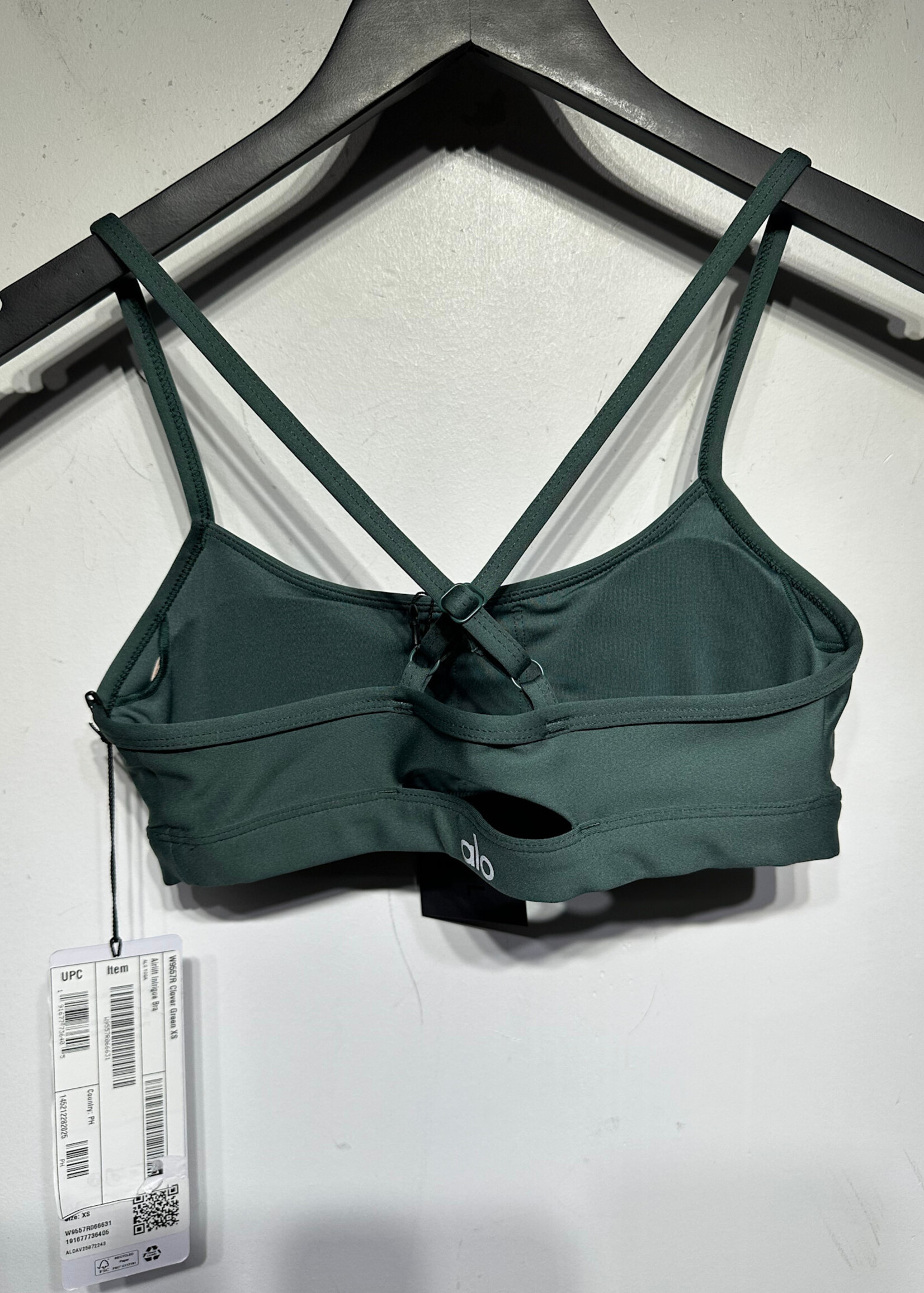 NWT Alo Green Sports Bra XS