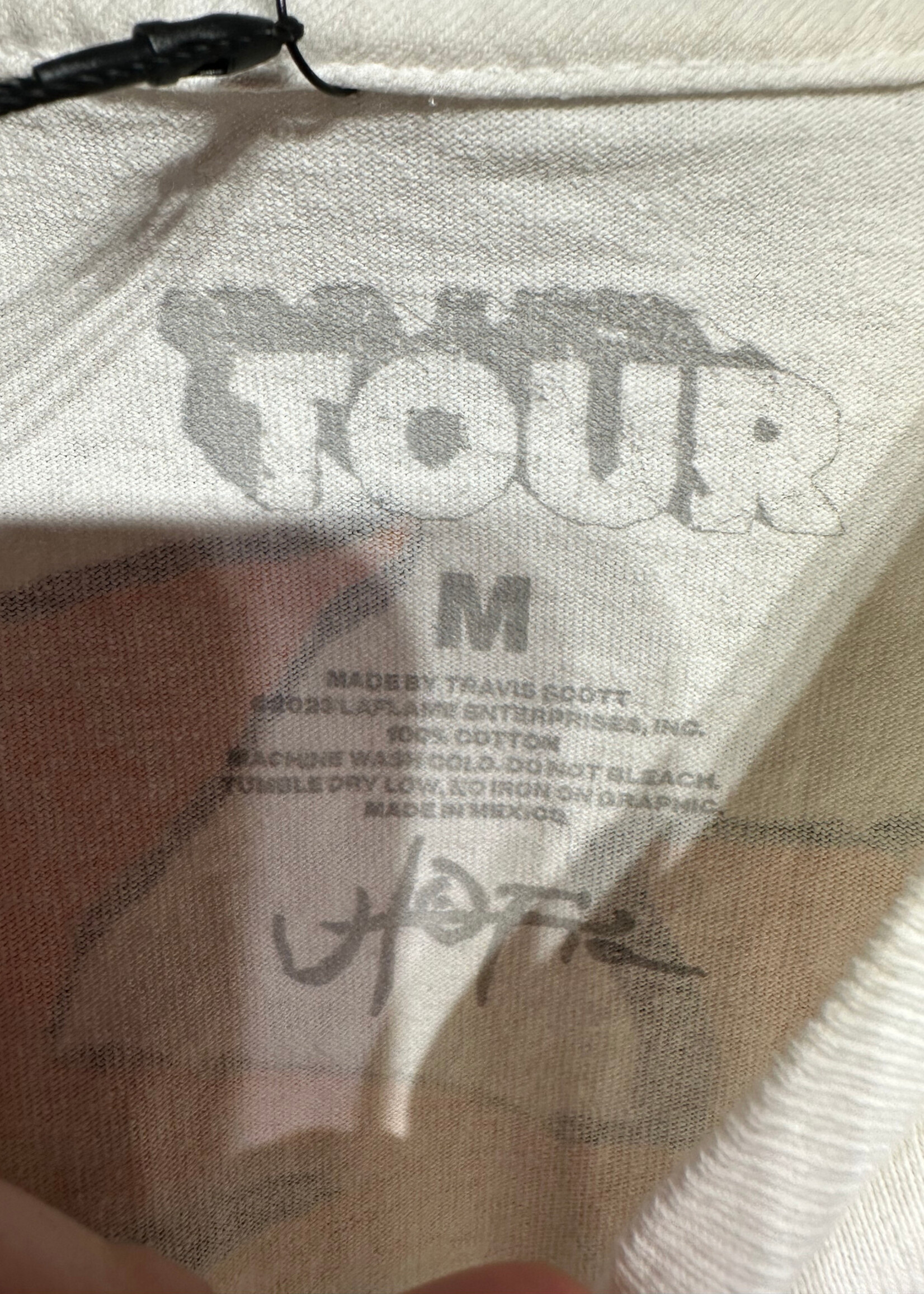 Travis Scott Circus Maximus White Tee Shirt M