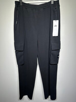 NWT Alo 'Double Take' Black Cargo Pants Fem L