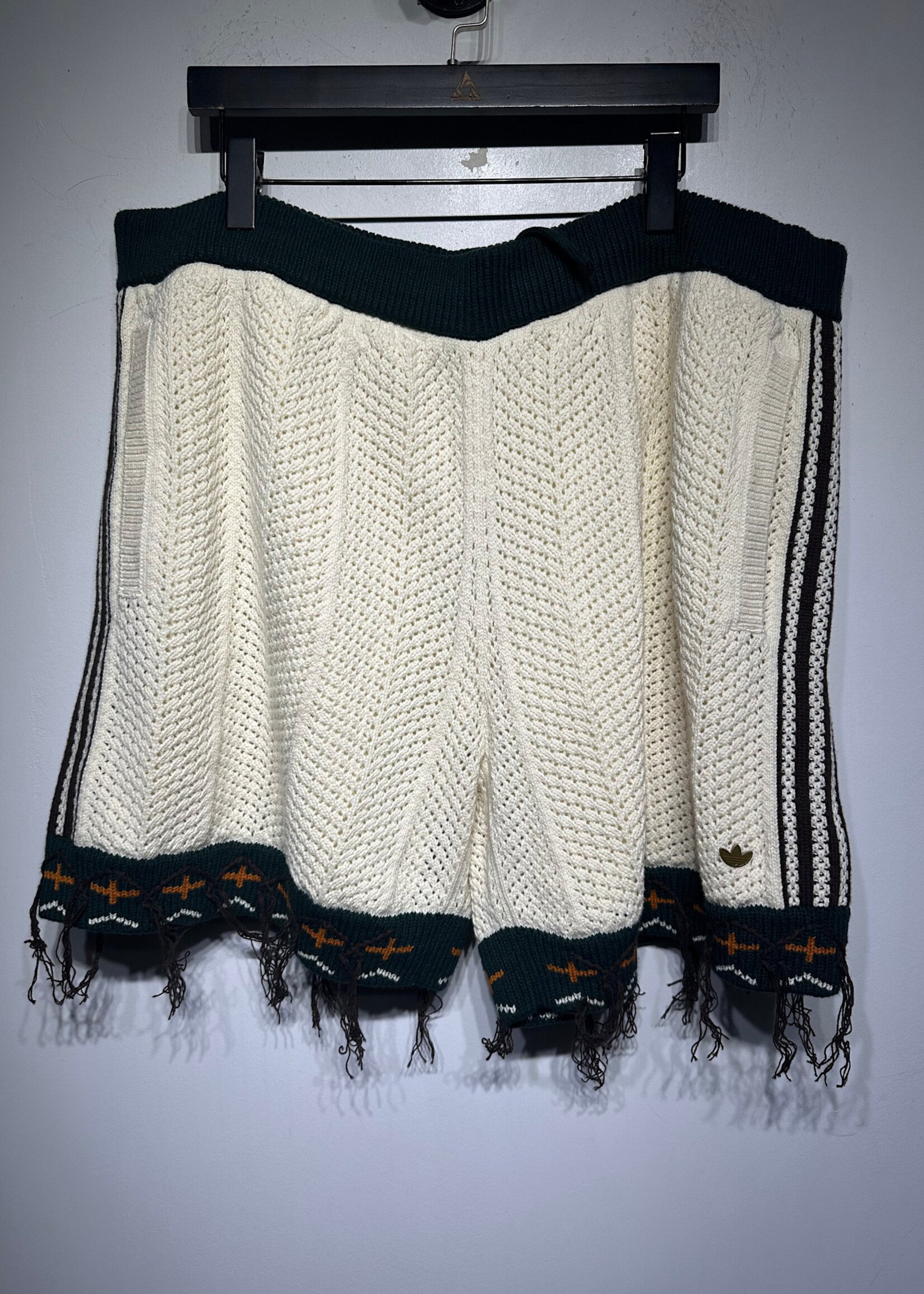 Adidas Clot NWT White Knit Shorts Masc 40