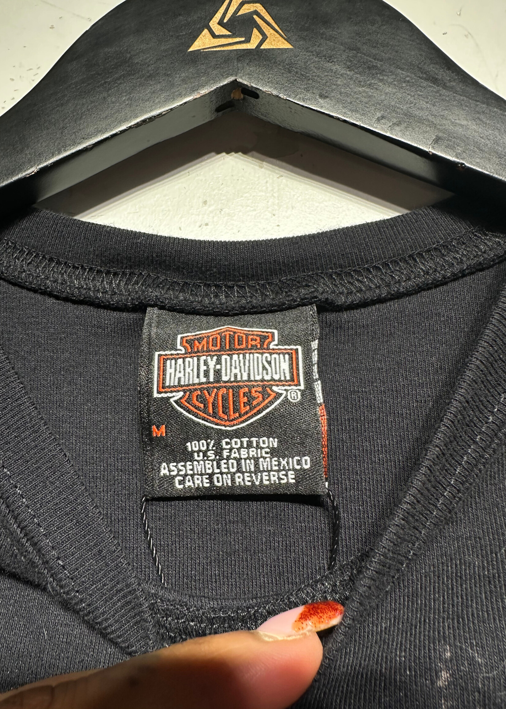 Harley Baton Rouge Black Tank Fem M