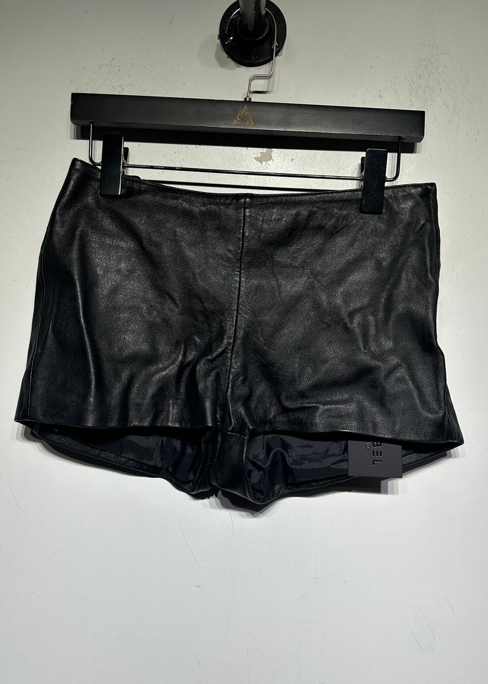 First Leather Mini Shorts 27