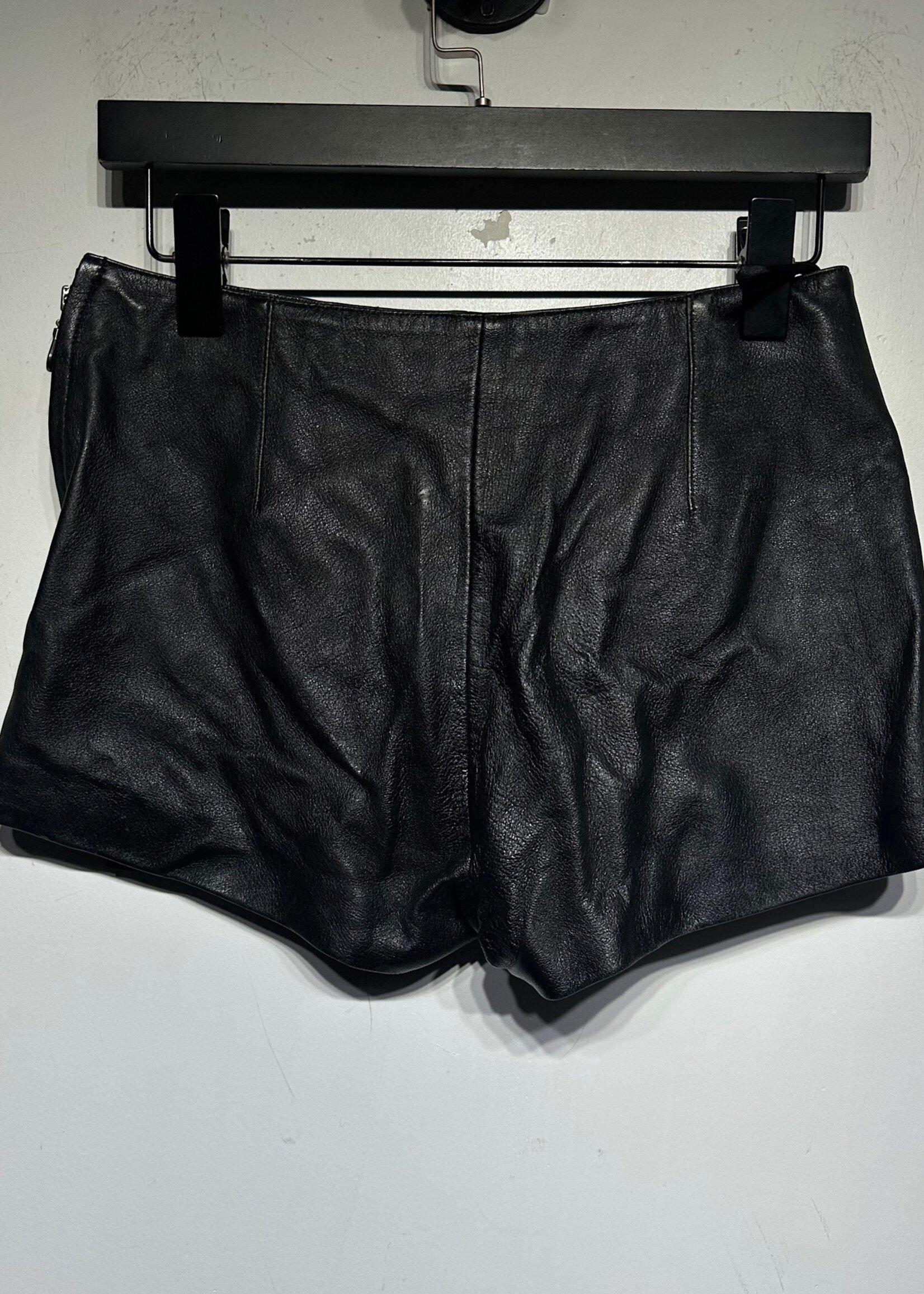 First Leather Mini Shorts 27