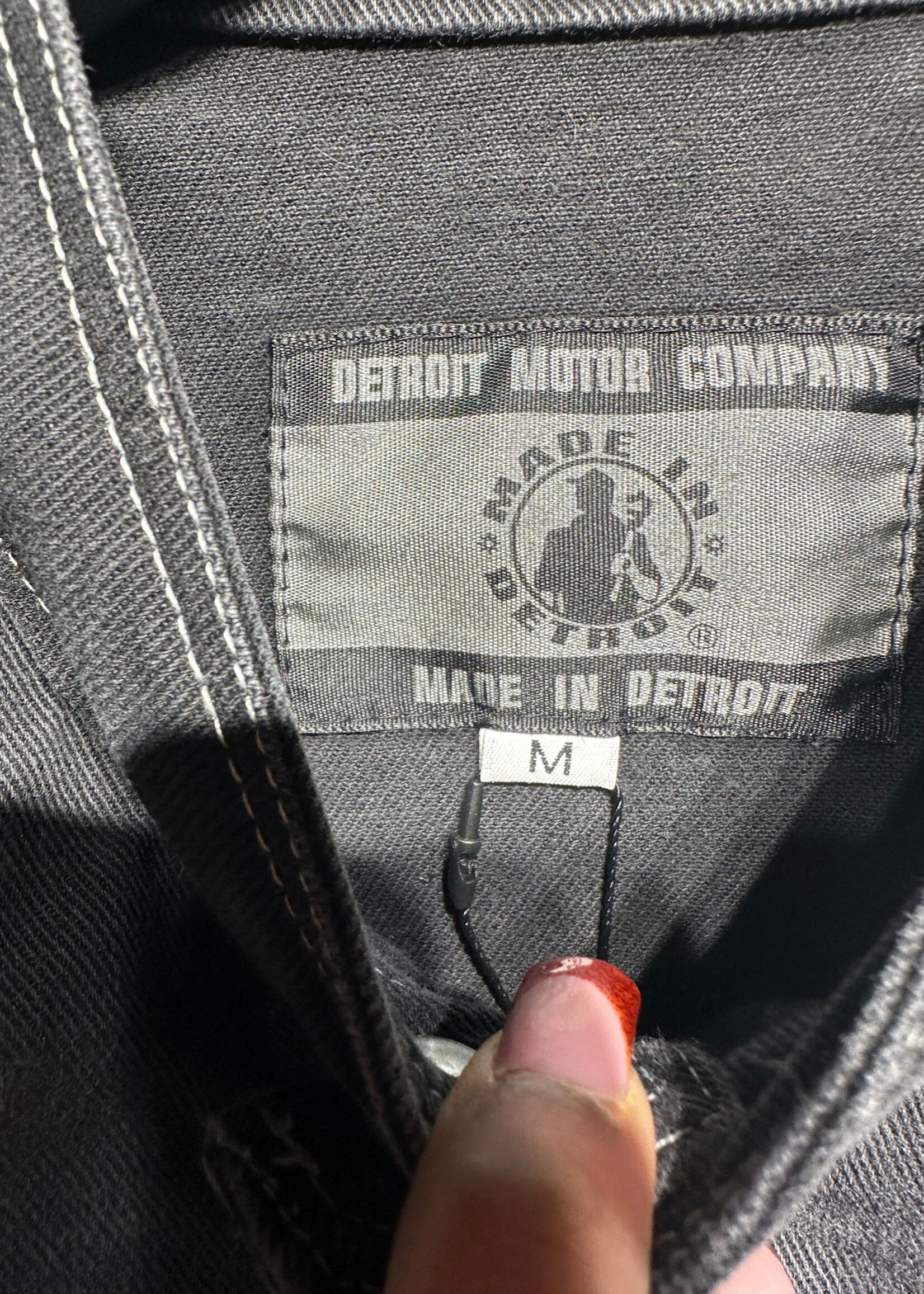 Detroit Motor Co Black Grey Jacket Masc M