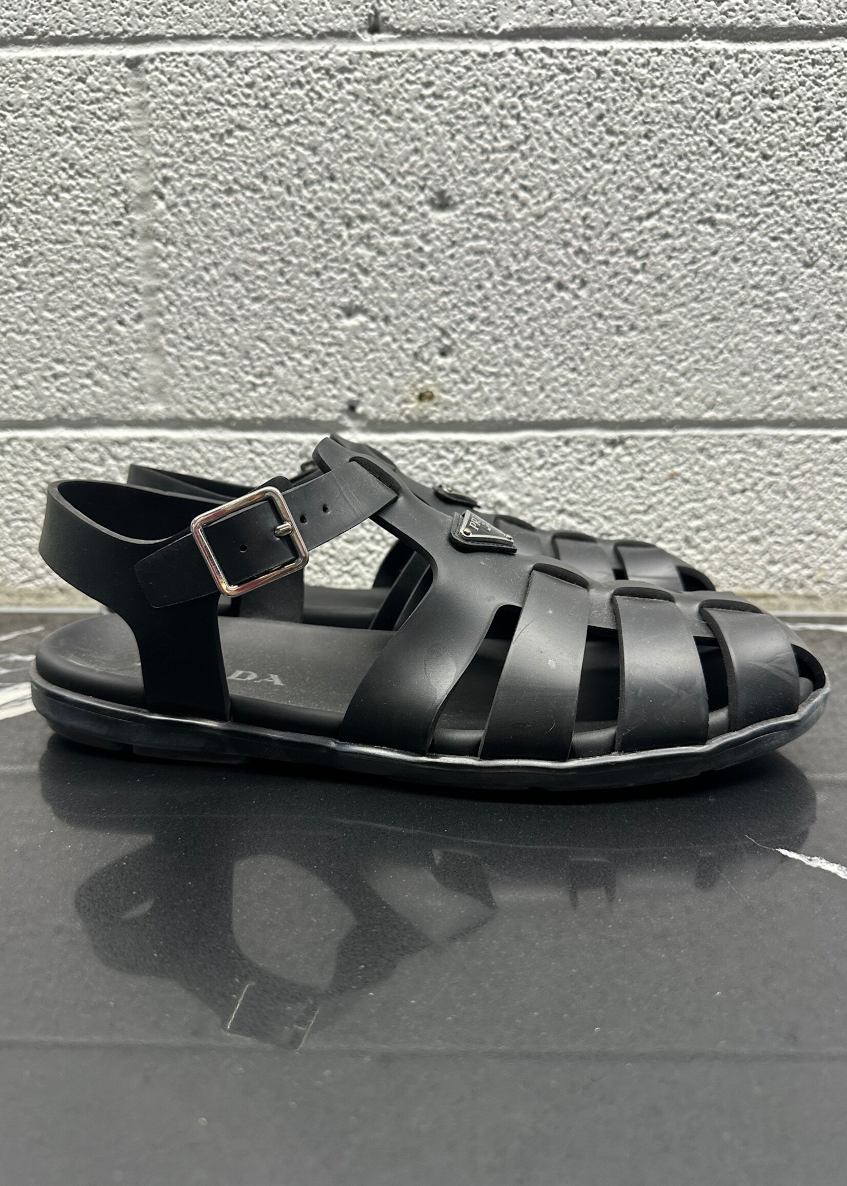Prada Monoltih Sandals Masc 10.5