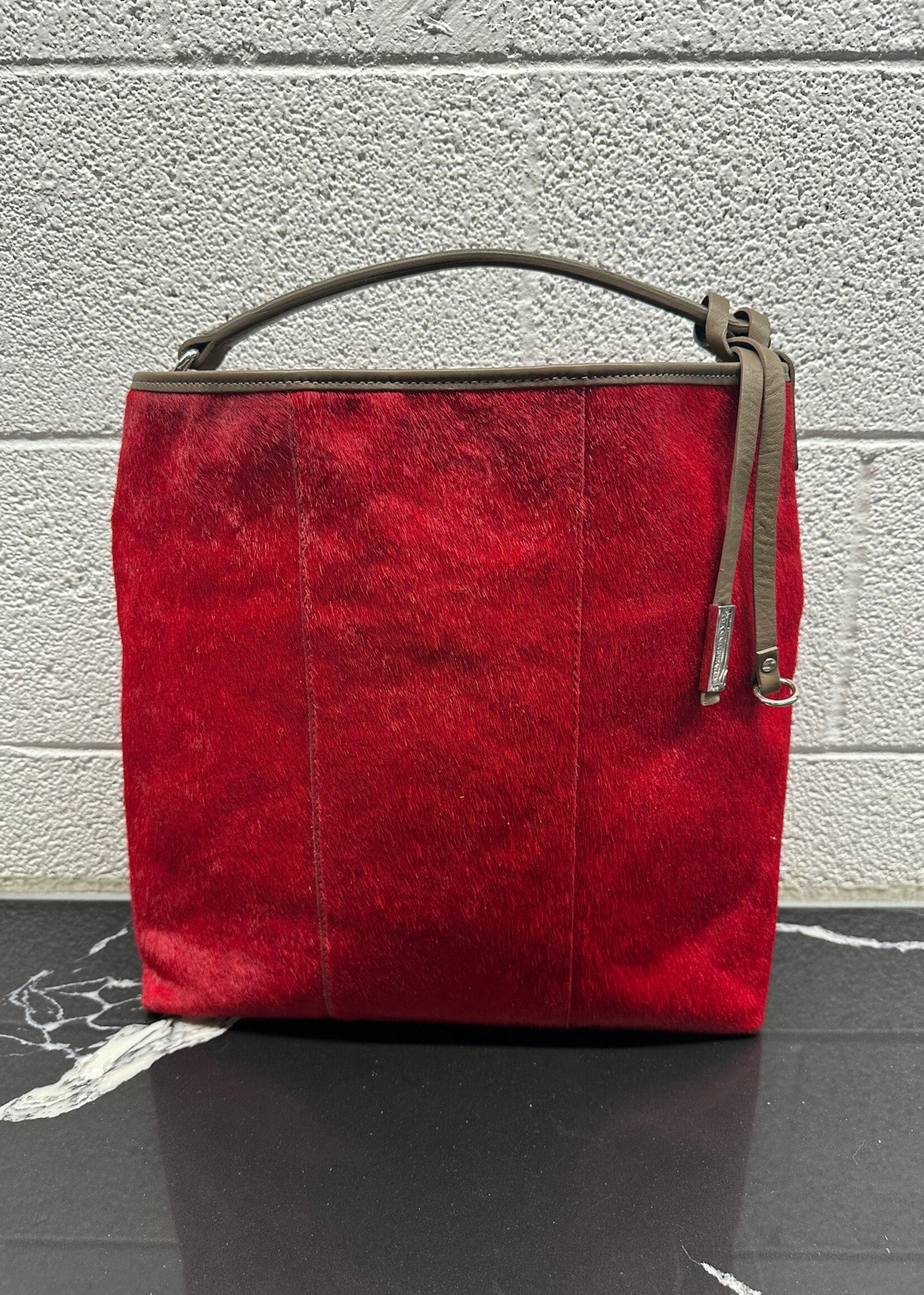 Gianni Chiarini Red Pony Hair Bag (Retail: $400+)