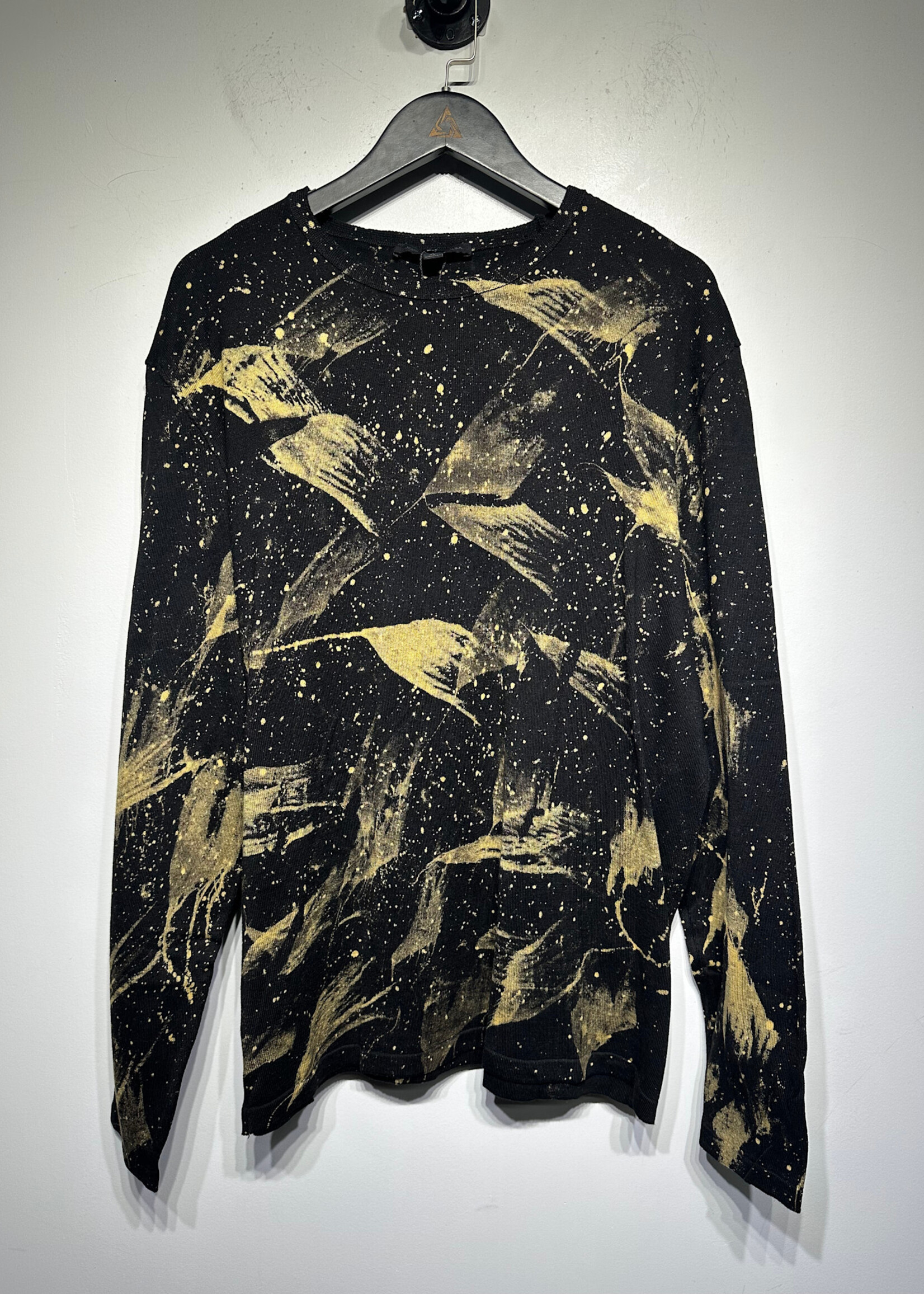 John Varvatos Bleach Splatter Sweater XL