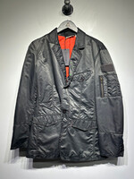 DKNY 2000s Nylon Embroidered Blazer Masc M
