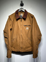 Carhartt Detroit Tan Duck Canvas Jacket Tall L