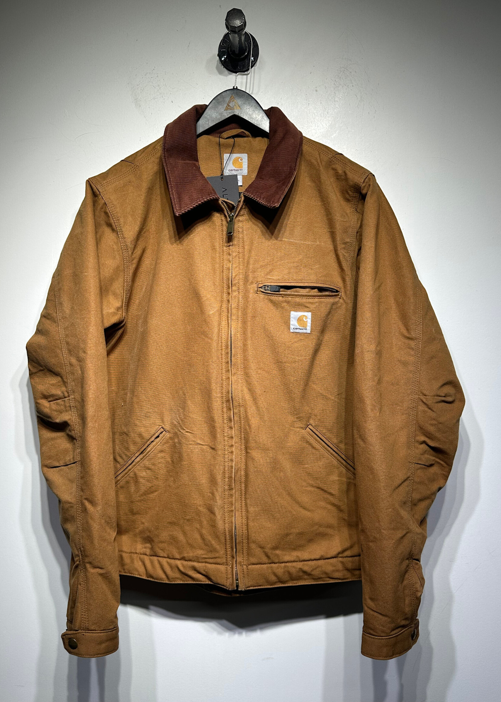 Carhartt Detroit Tan Duck Canvas Jacket Tall L