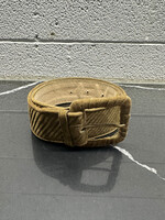 Bottega Veneta Vintage Olive Suede Belt 26"-30"