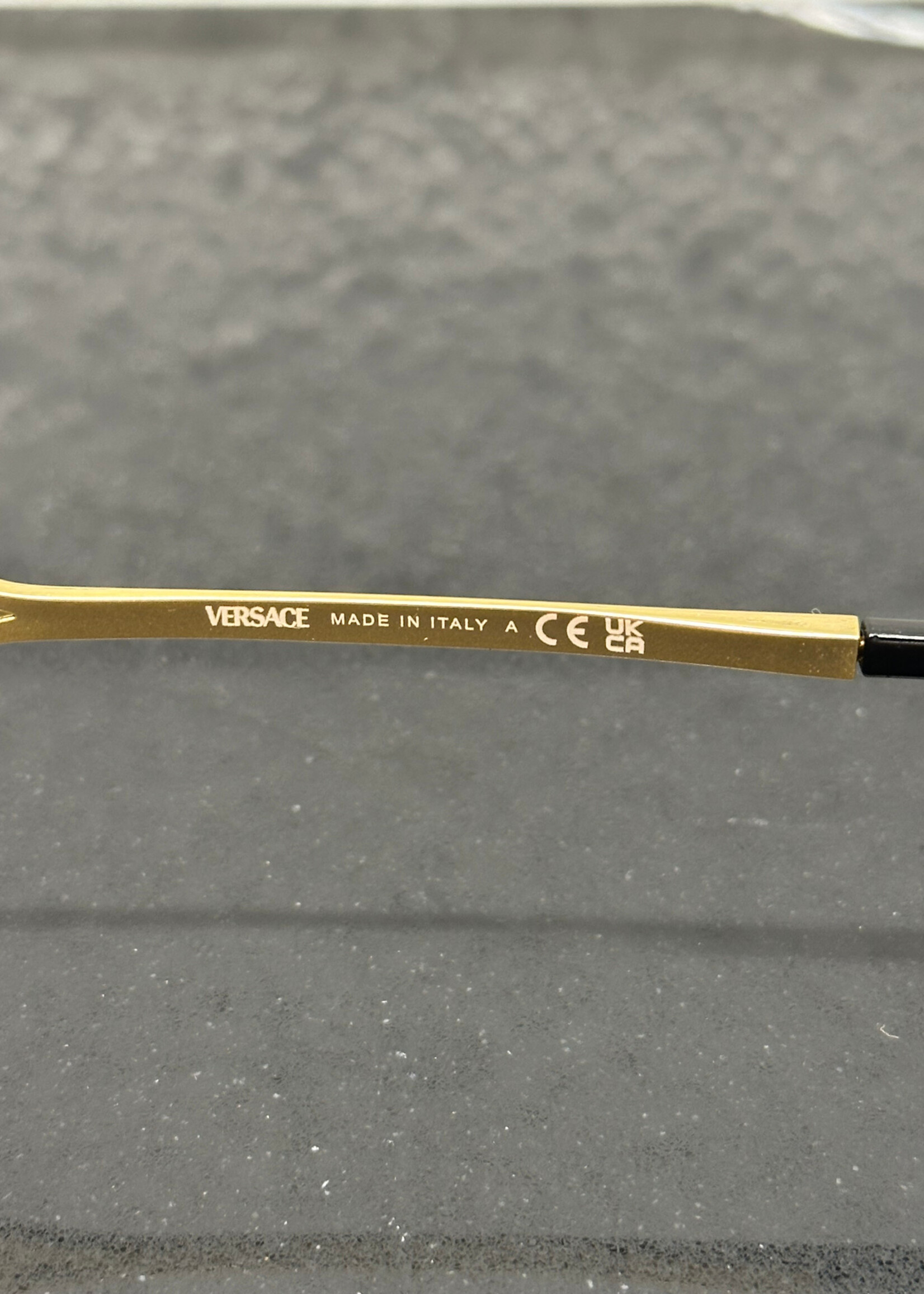 Versace Gold Rim VE13907 W CASE