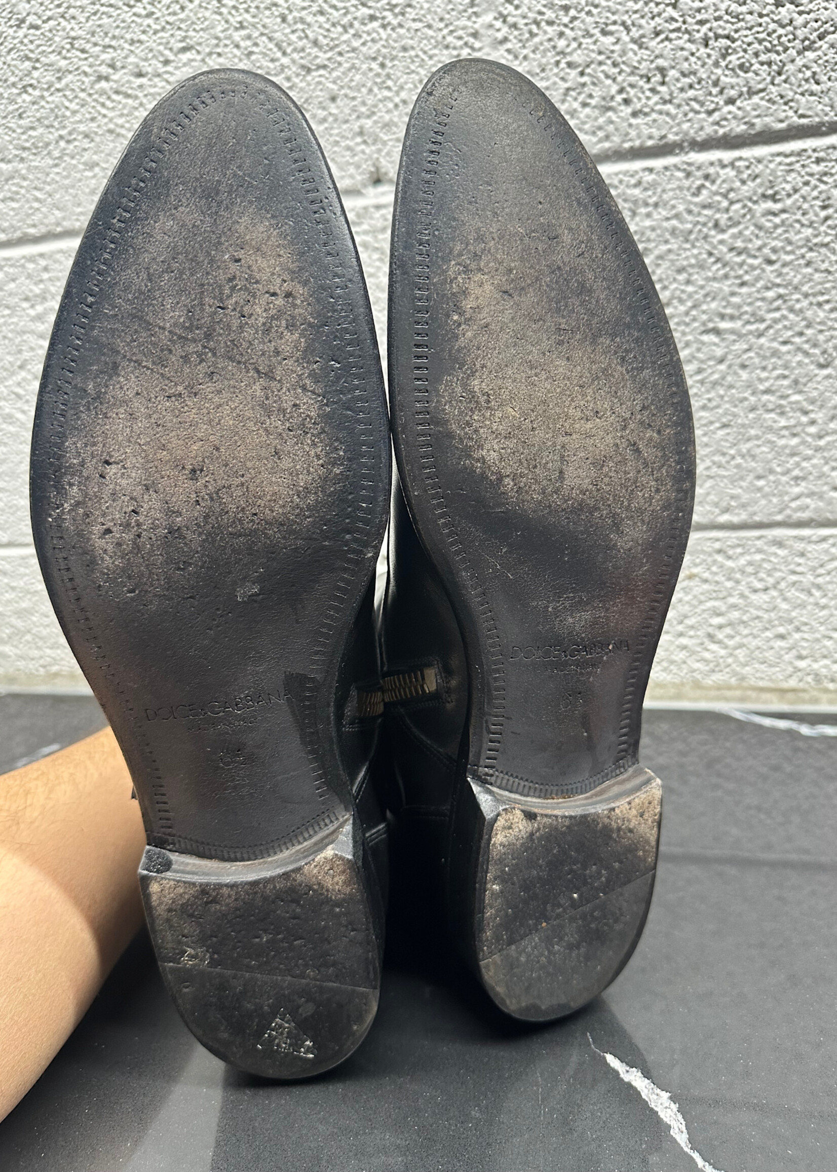 D&G Monk Strap Chelsea Boots Fits Masc 9