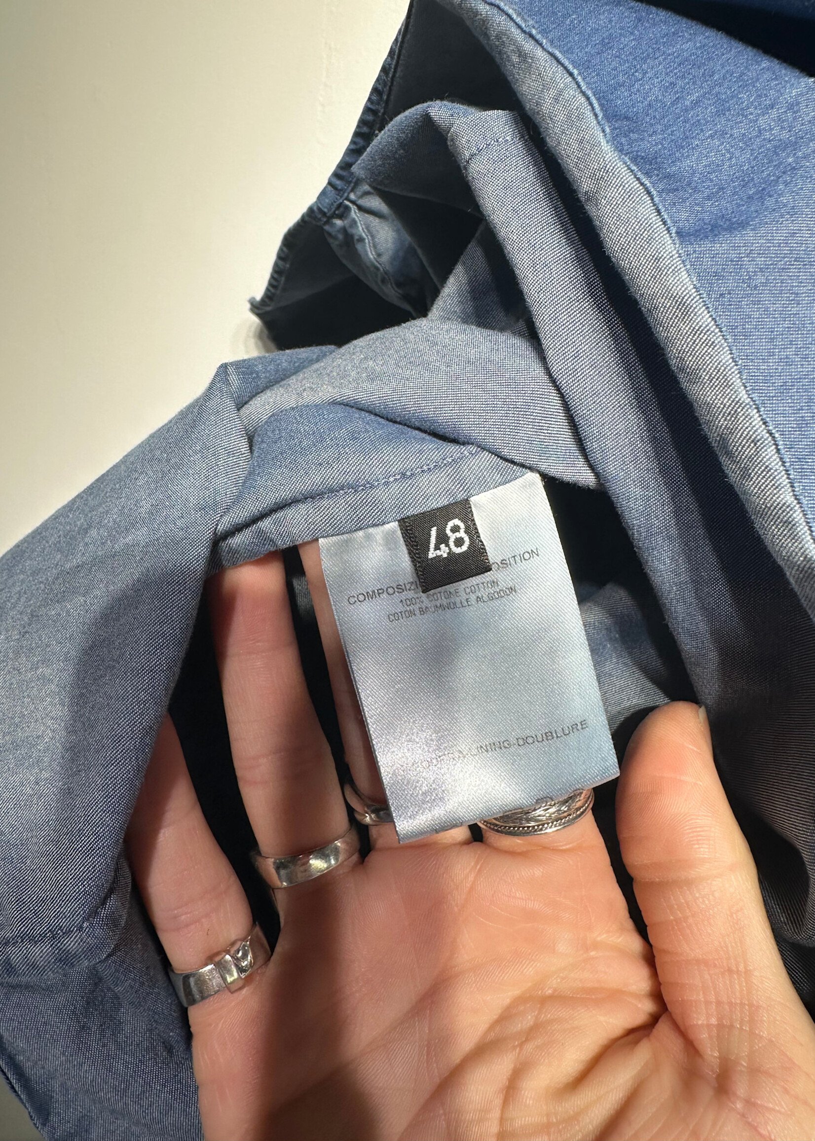 Alexander Mcqueen Denim B/U L/S Masc L