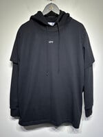 Off-White Stencil Double Tee Hoodie S