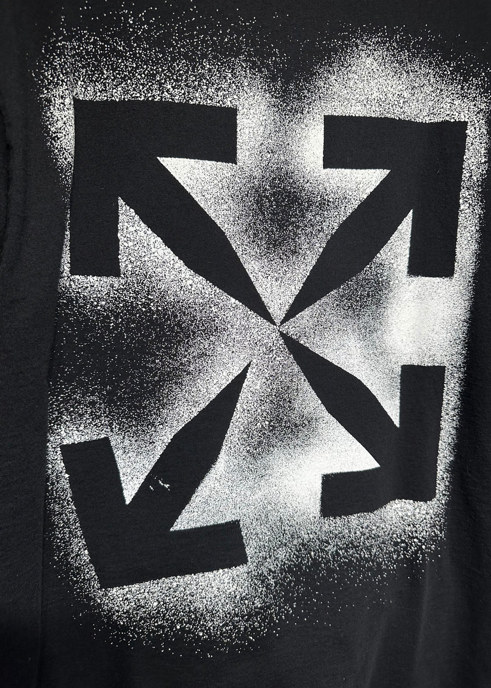 Off-White Stencil Double Tee Hoodie S