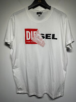 Diesel NWT White Peeling Logo Tee XXL