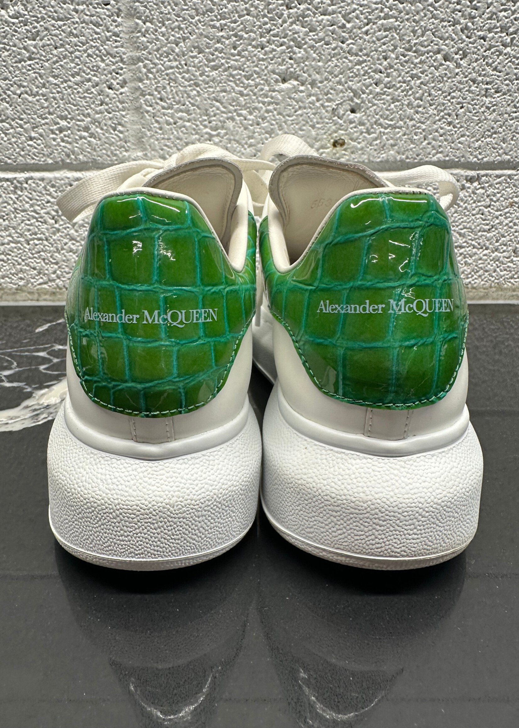 Alexander Mcqueen White Green Sneakers Fem 7